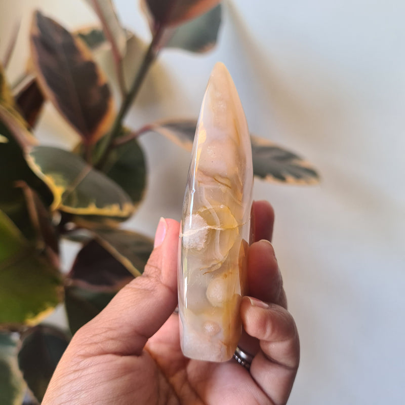 'Happy vibes' with Flower Agate ~ 5