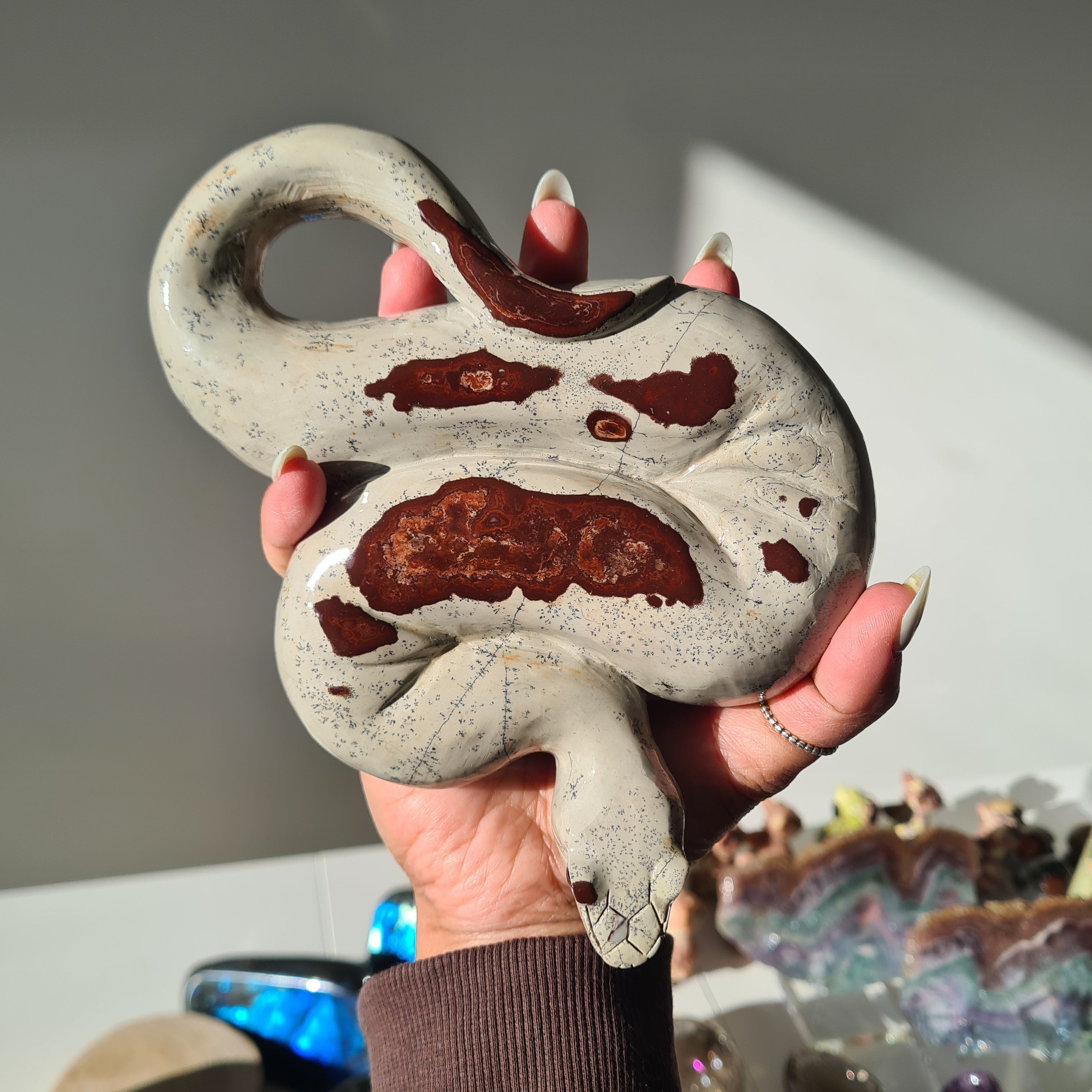 Jasper Serpent | 680 g | 17 cm