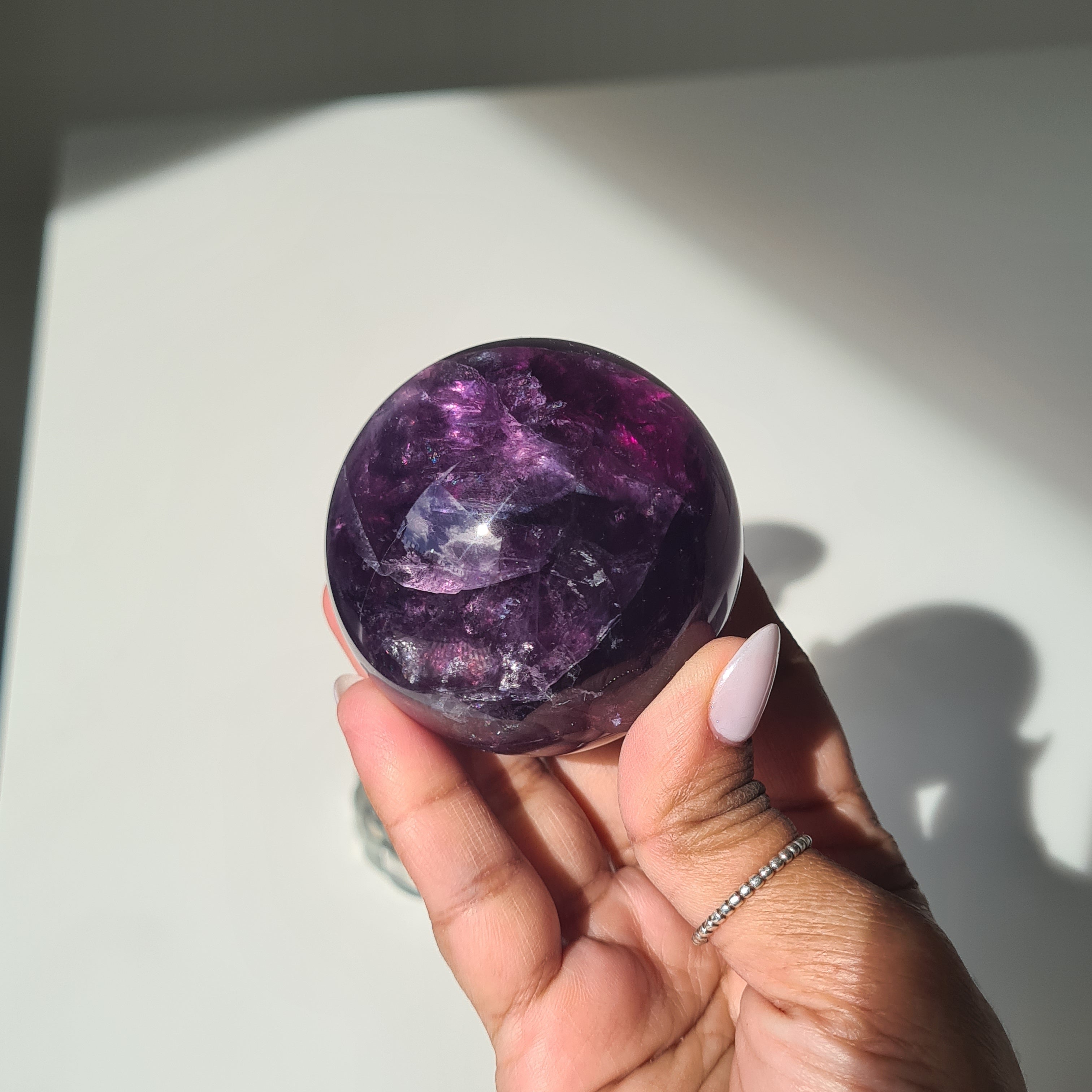 Intergalactic Fluorite with stand | E | 286 g | 5.4 cm