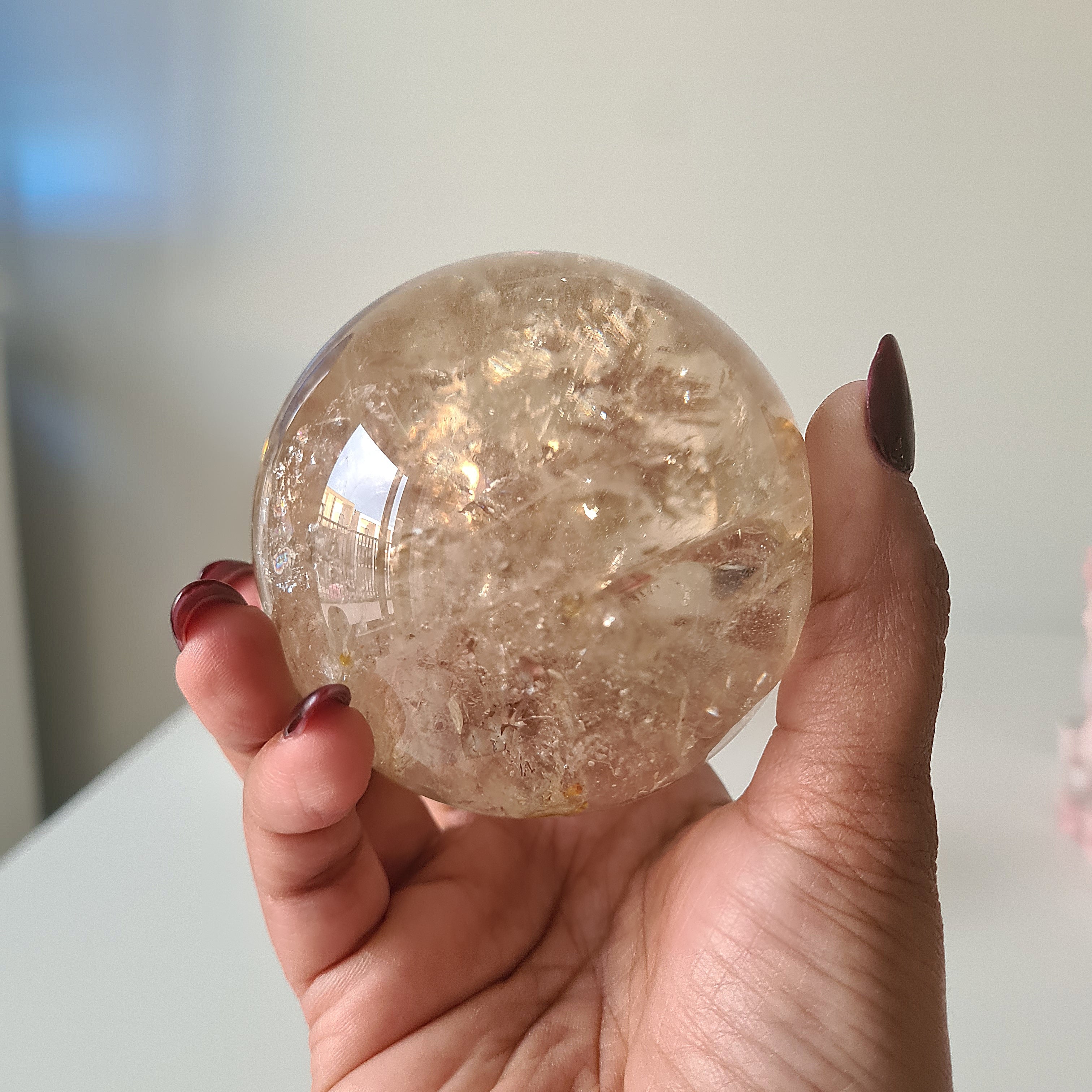 Citrine Sphere with stand | 489 g