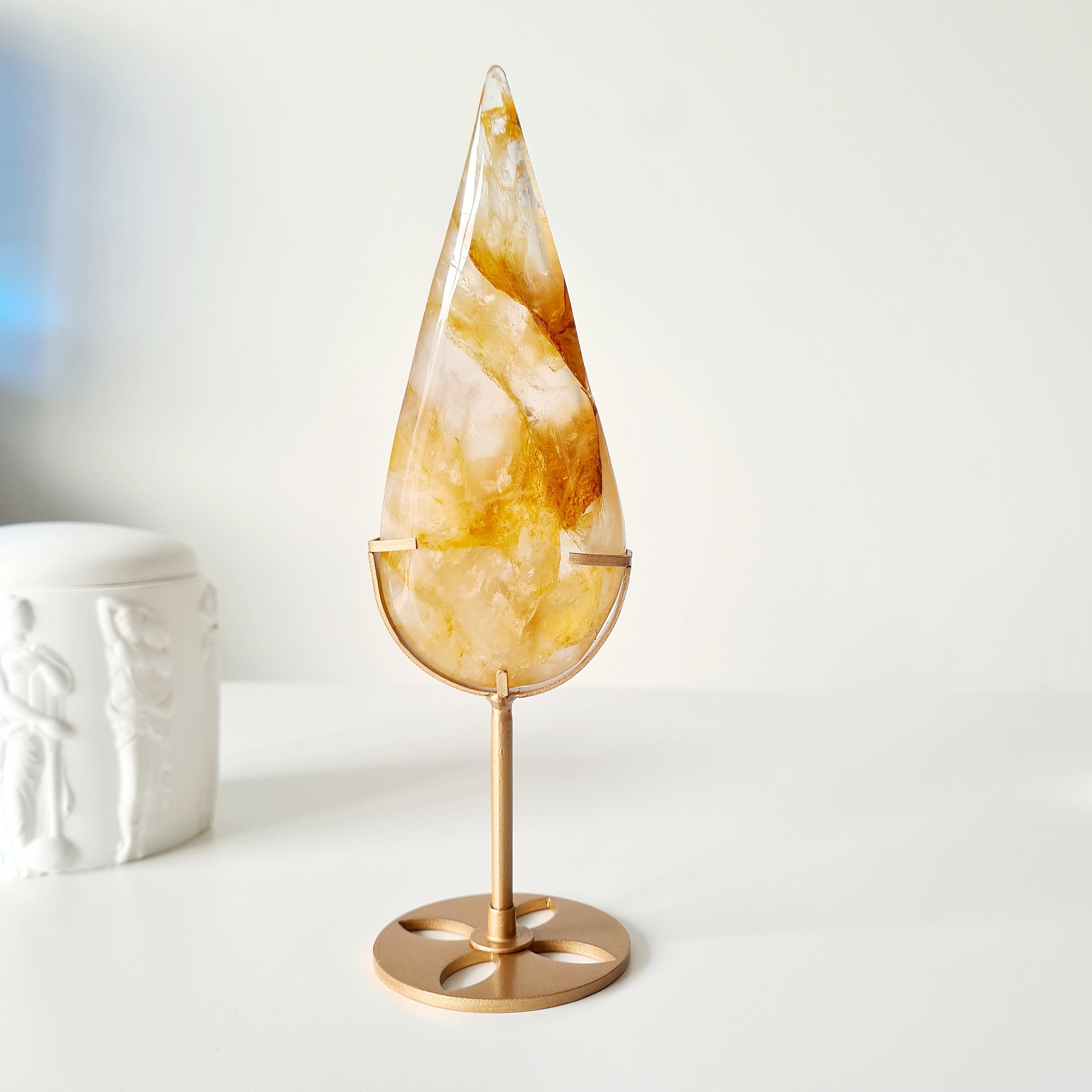 Golden Healer on stand | 23 cm tall with stand