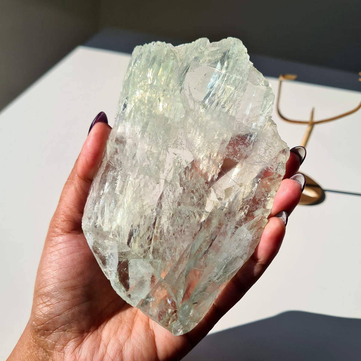 Fluorite Dream Portal On Custom Stand | Piece R