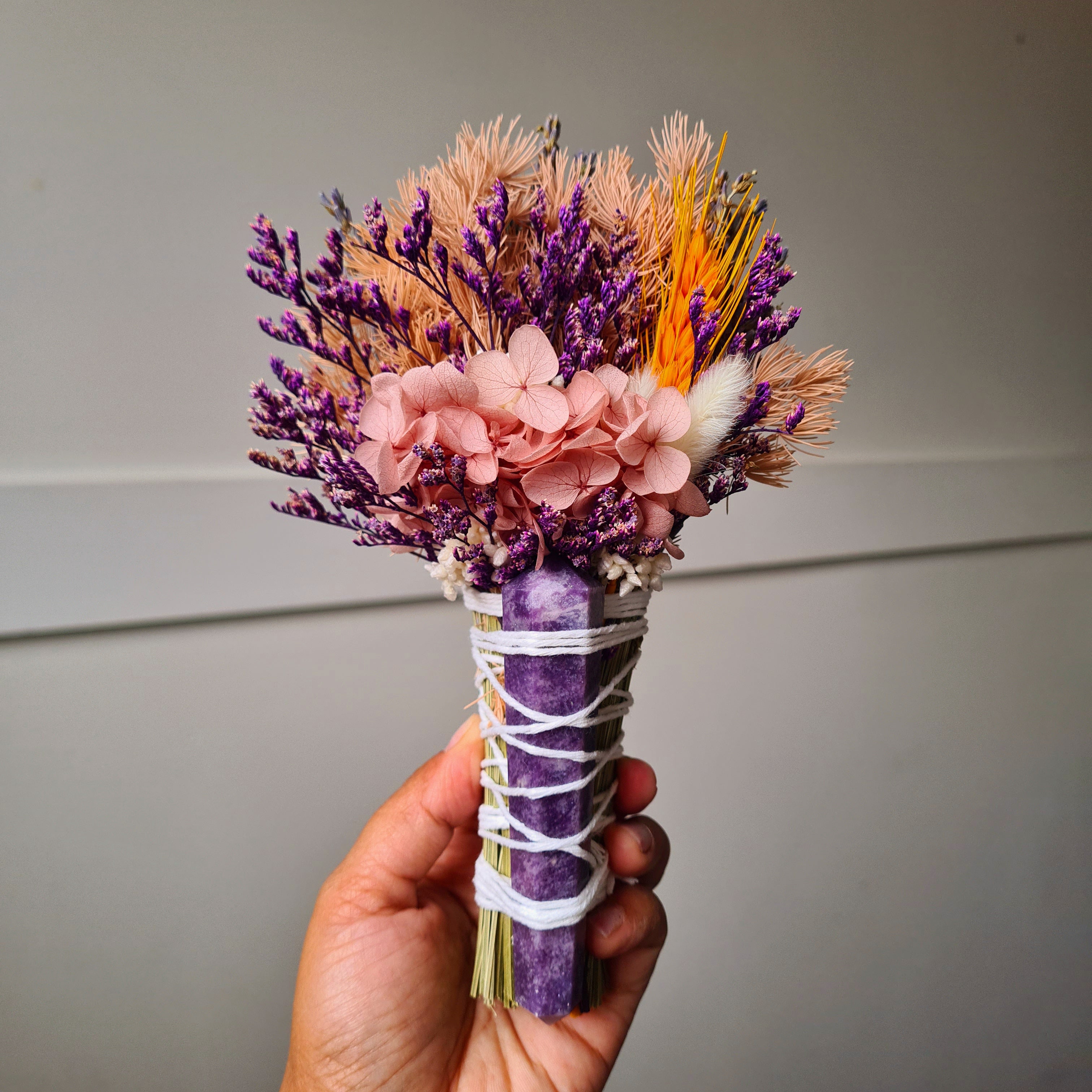 New Beginnings | Lepidolite  Flower Wand