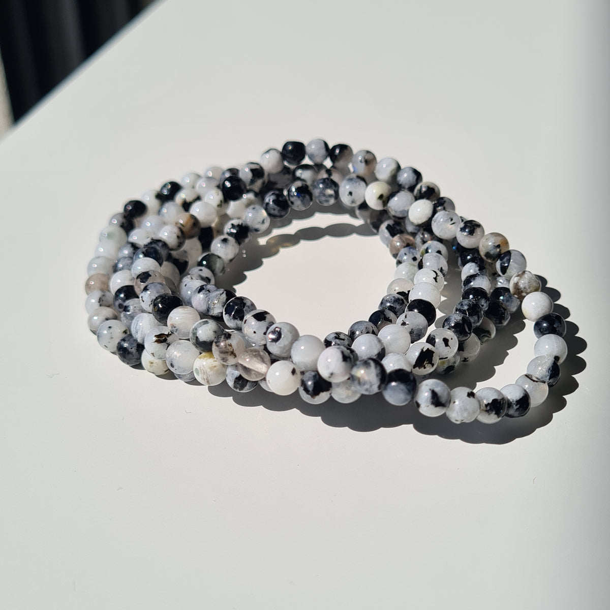 Moonstone crystal beaded bracelet | 1 piece