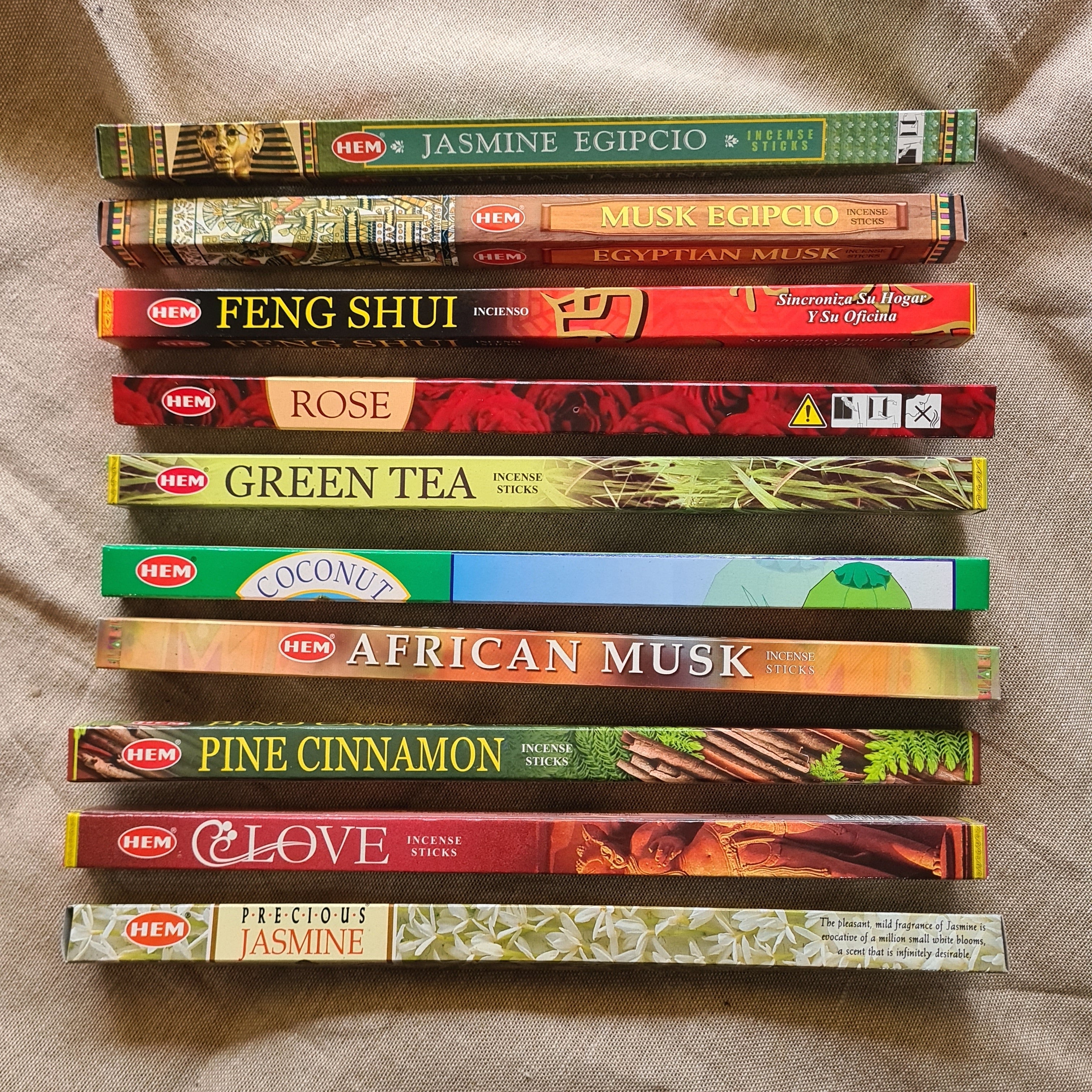 10 Incense Boxes Bundle