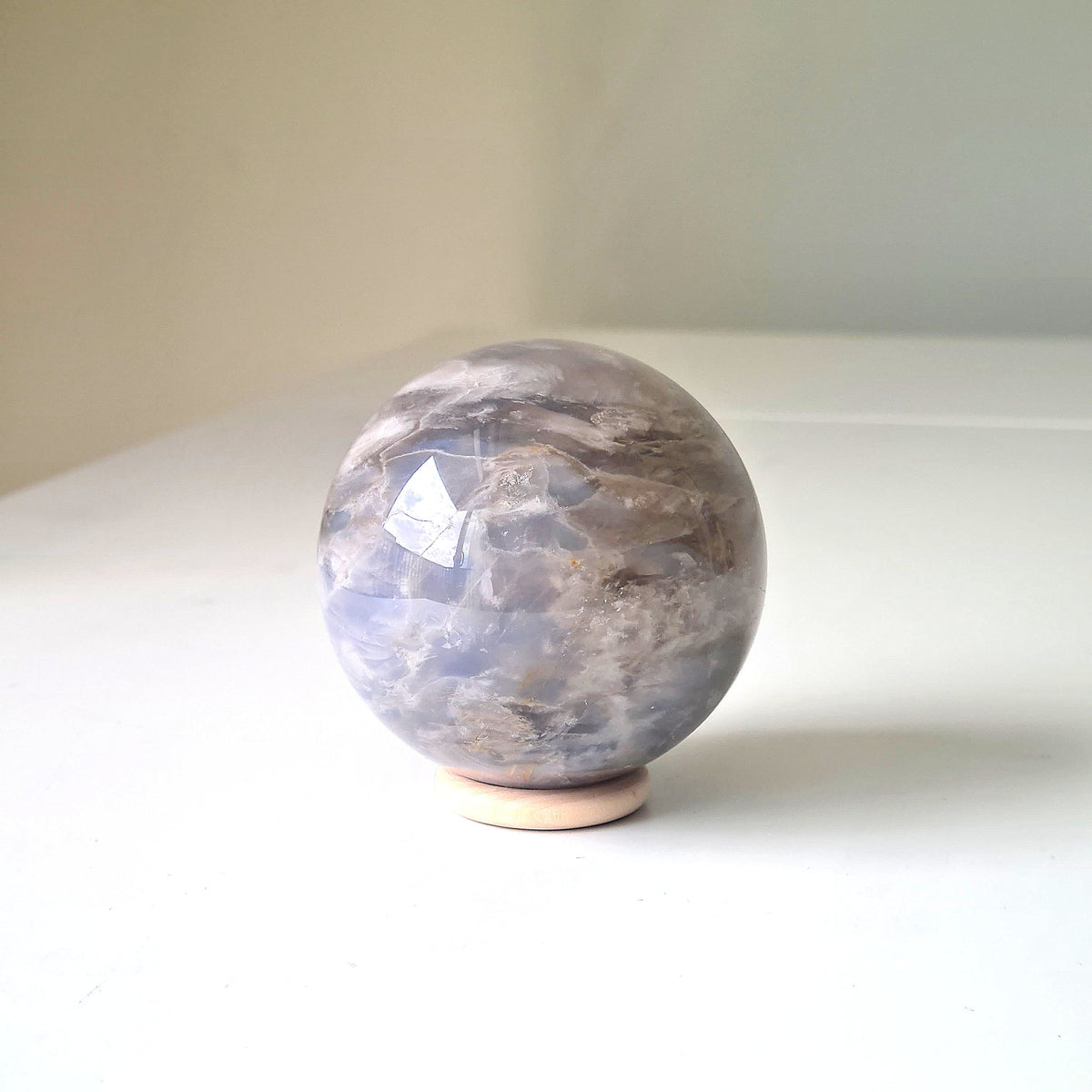 Blue Rose Quartz Crystal | Piece A | 6.6 cm