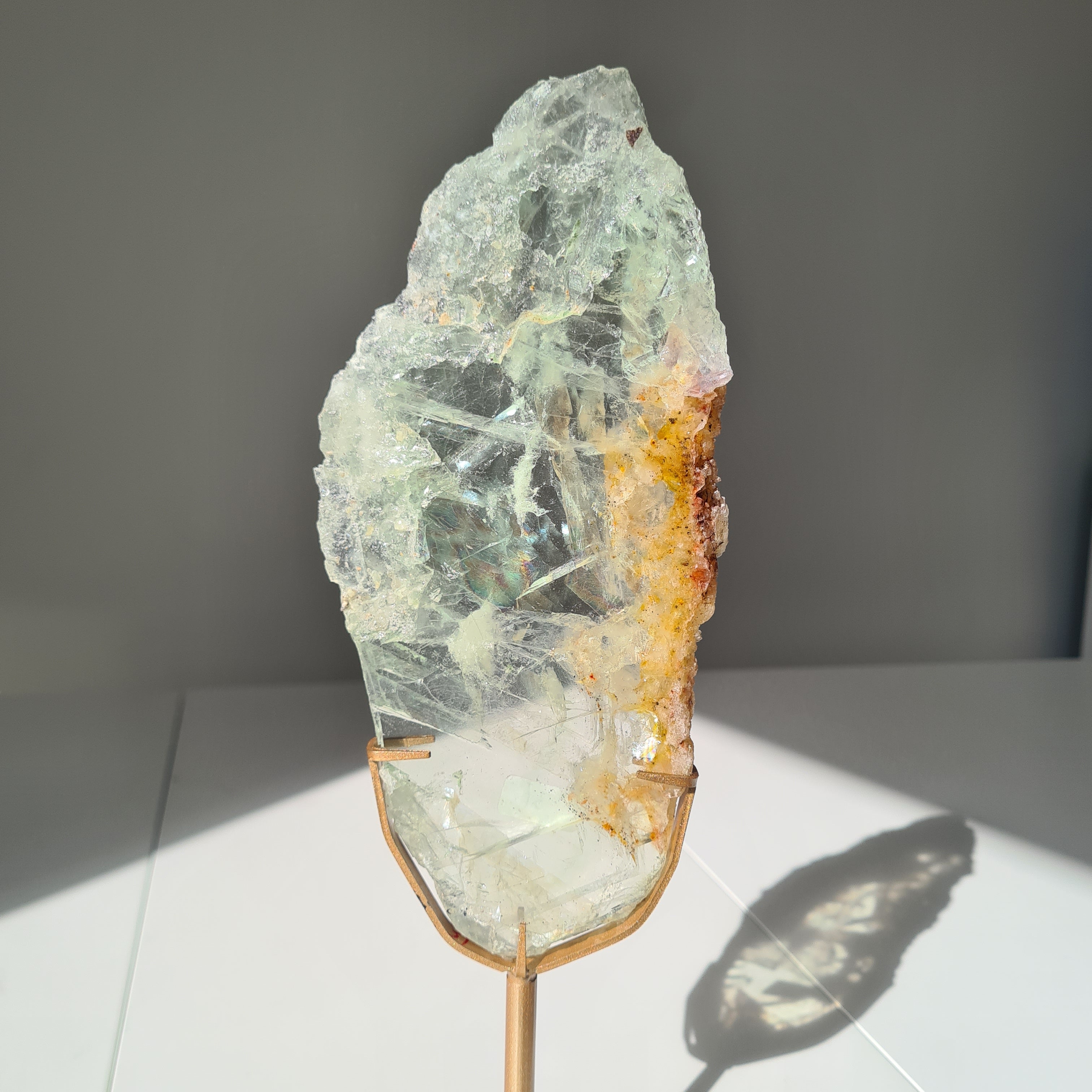 Frozen Lake of Dreams Fluorite Portal on Stand | 29.5 cm with stand