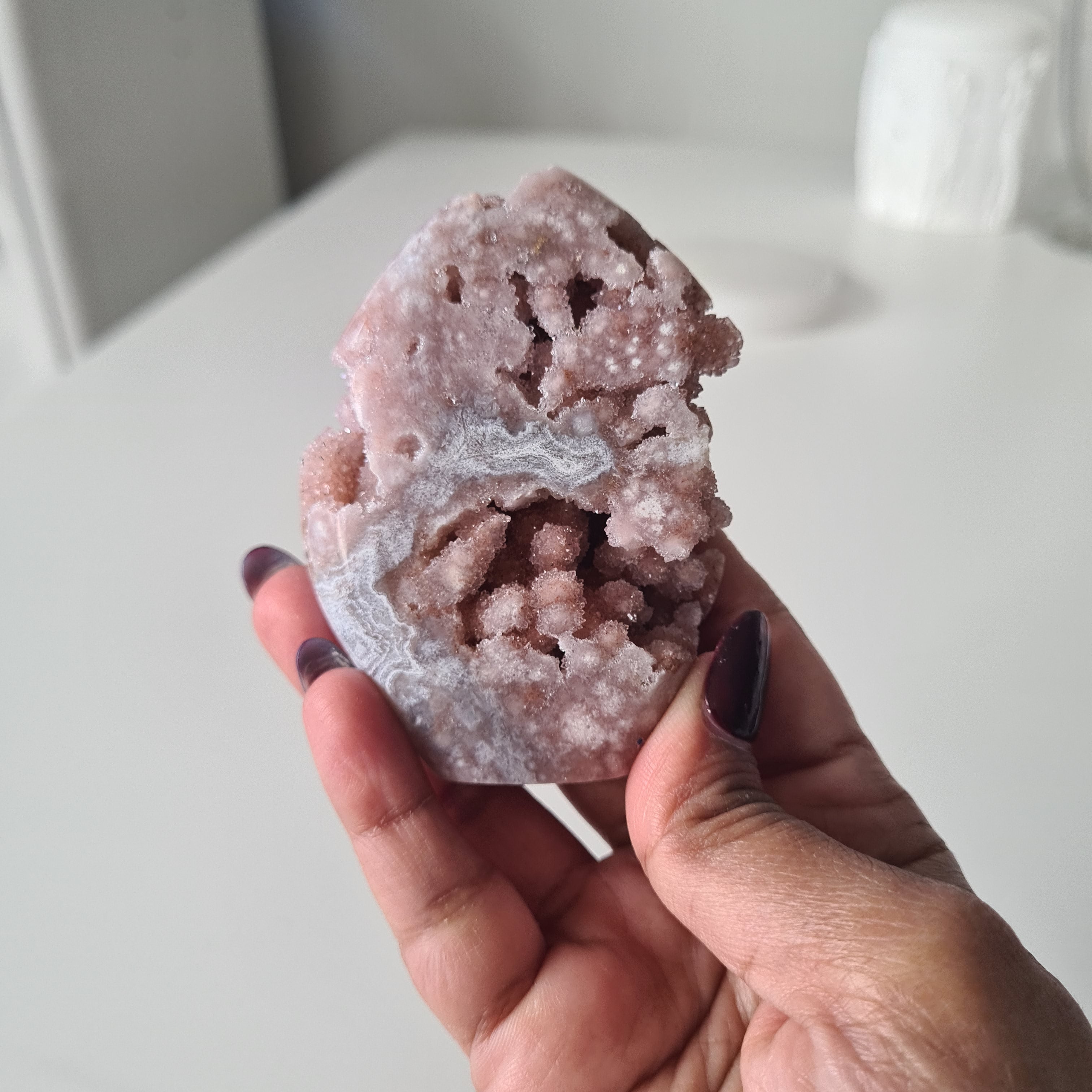 Flower Agate Pink Amethyst | B | 144 g