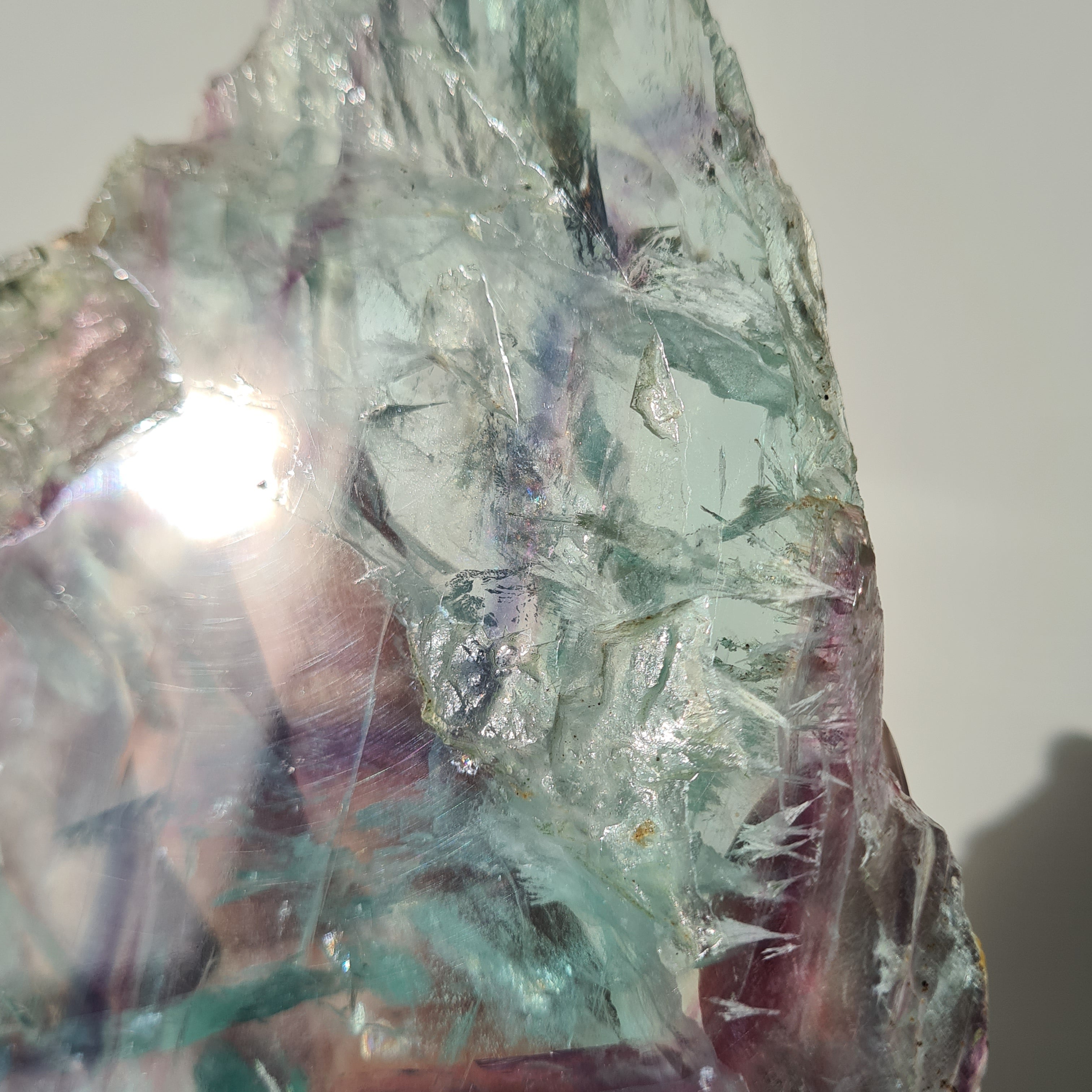 Fluorite Dream Portal On Custom Stand | 28 cm tall with stand