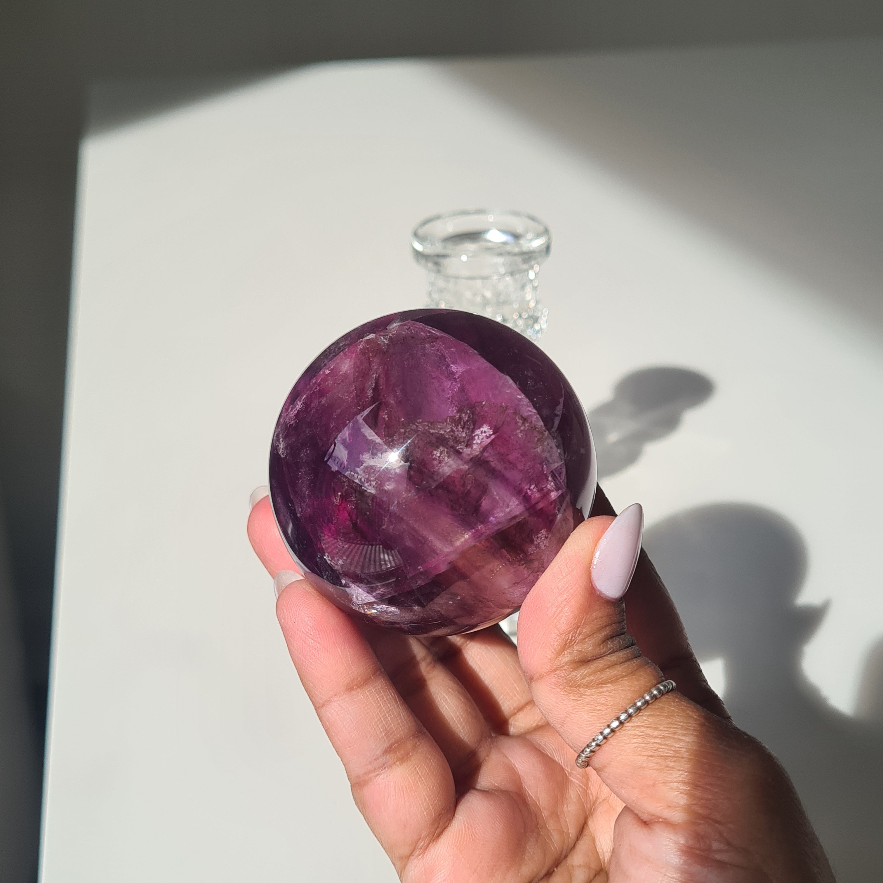 Intergalactic Fluorite with stand | D | 273 g | 5.4 cm