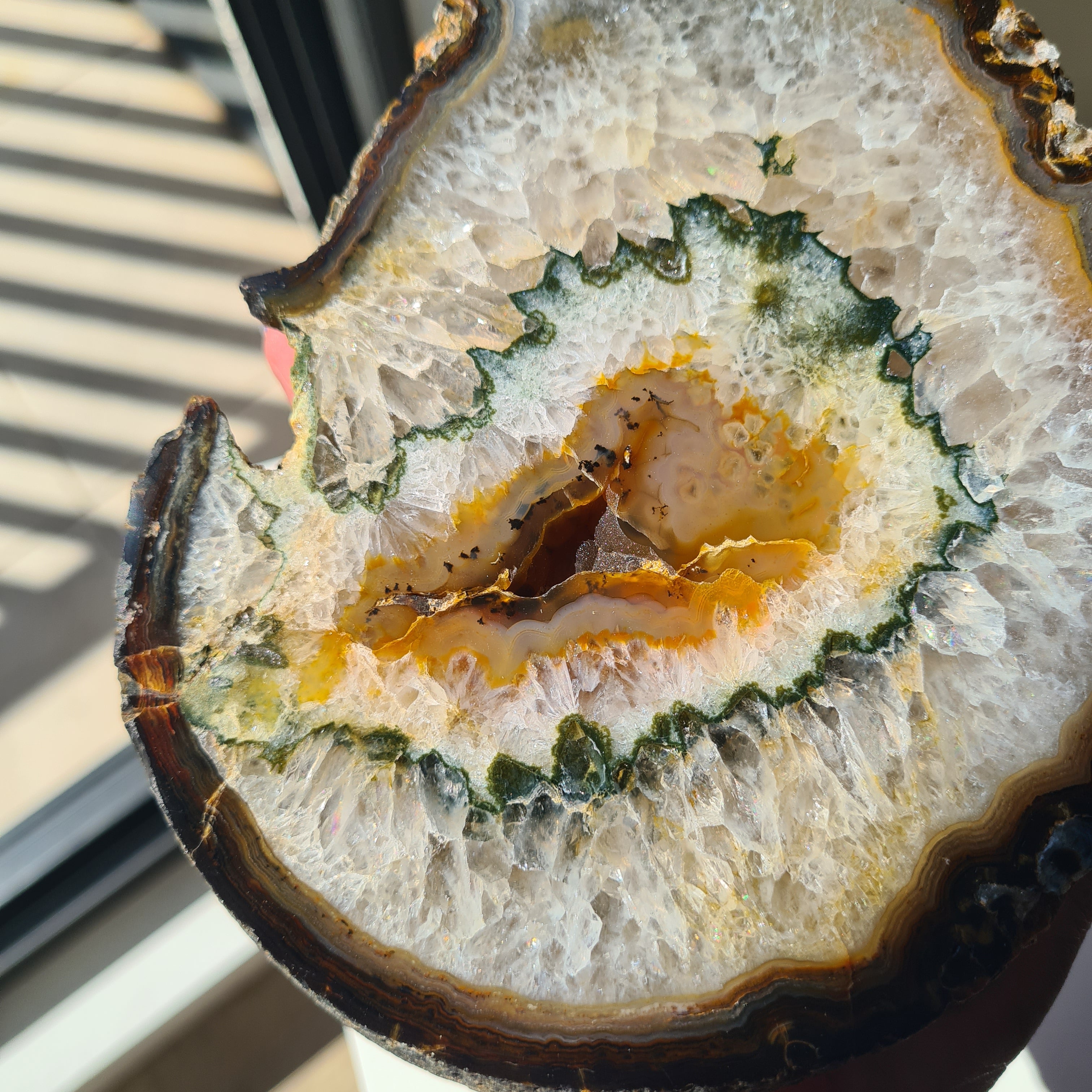 Agate Portal | One Side Polished | 960 g | 16 cm