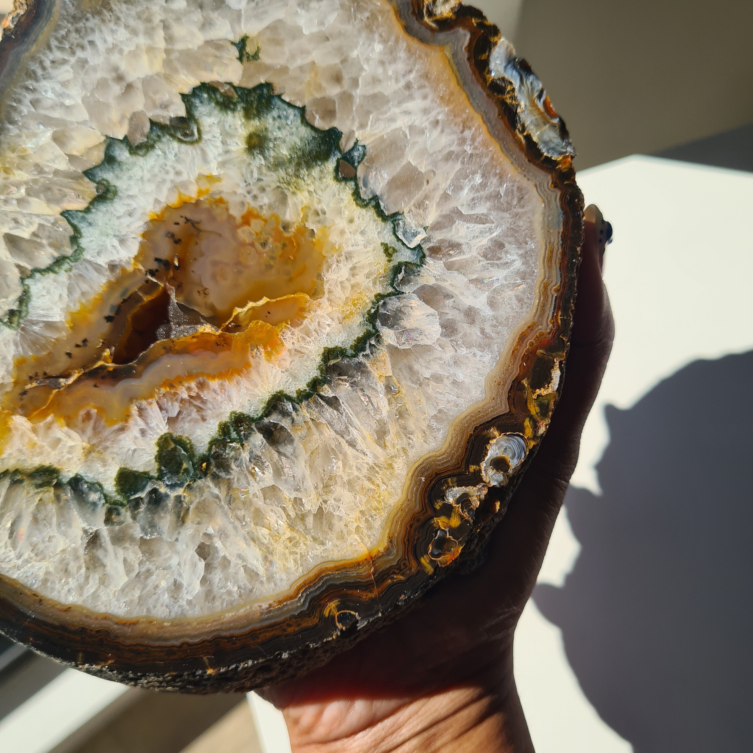 Agate Portal | One Side Polished | 960 g | 16 cm