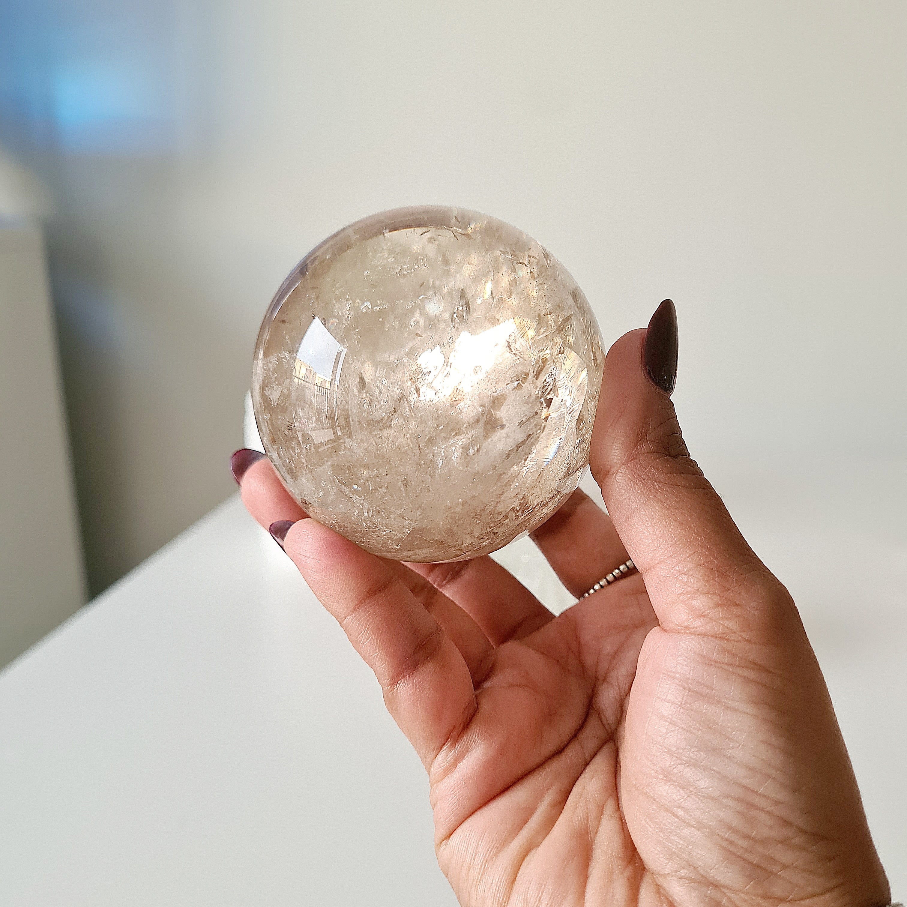 Citrine Sphere with stand | 386 g