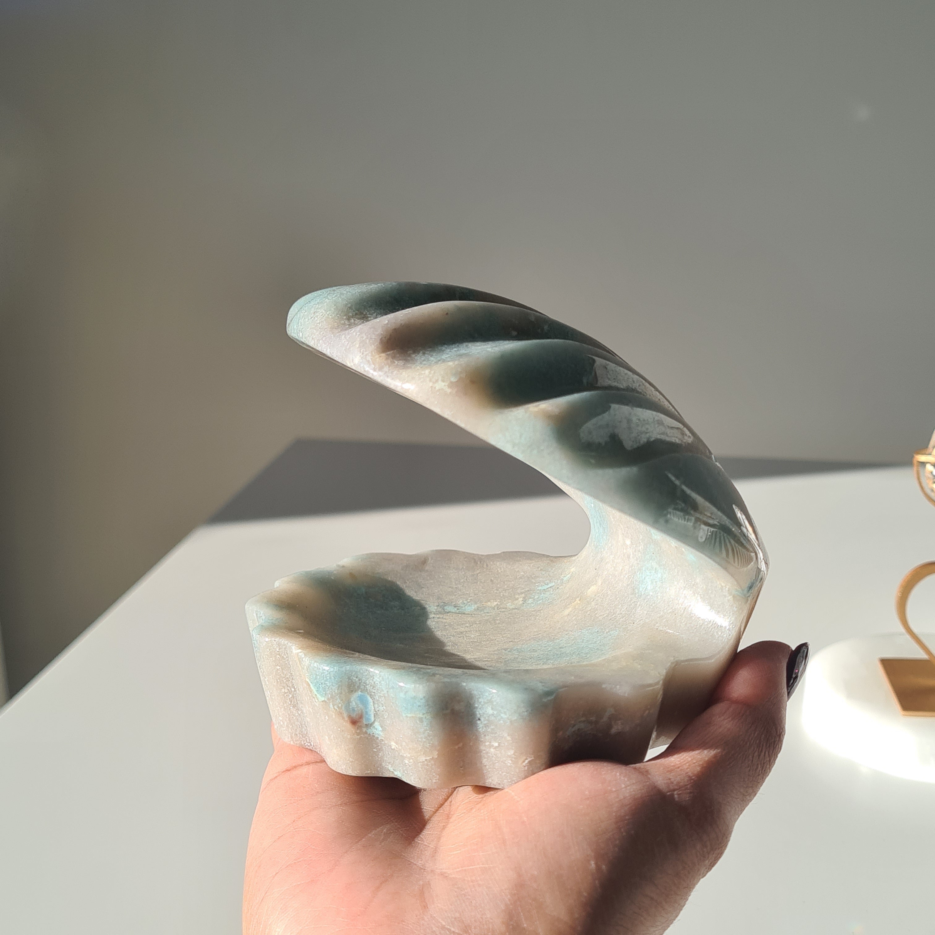 Mermaid Shell| Trolleite Crystal | 830 g
