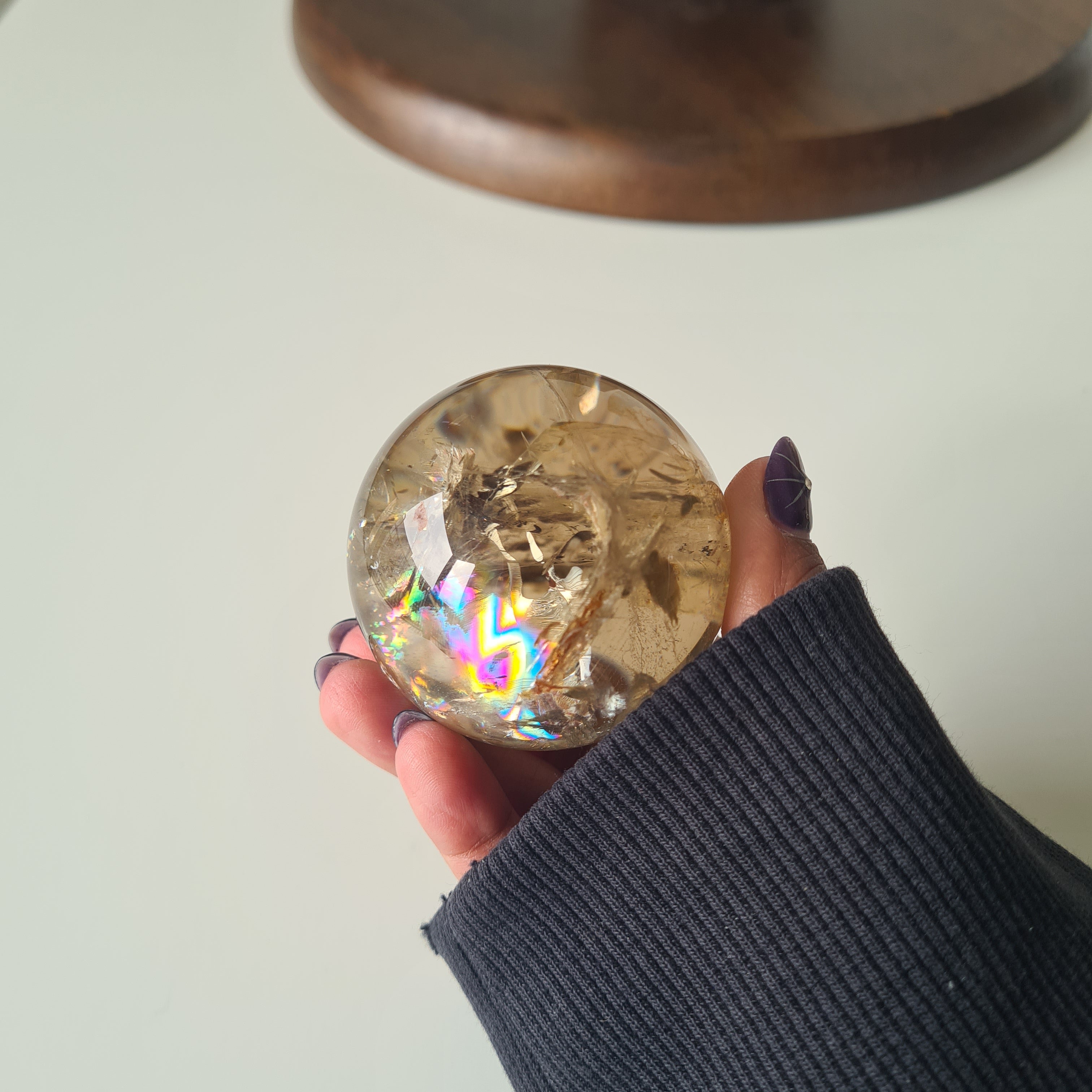 Citrine Sphere | A | 228 g | 5 cm