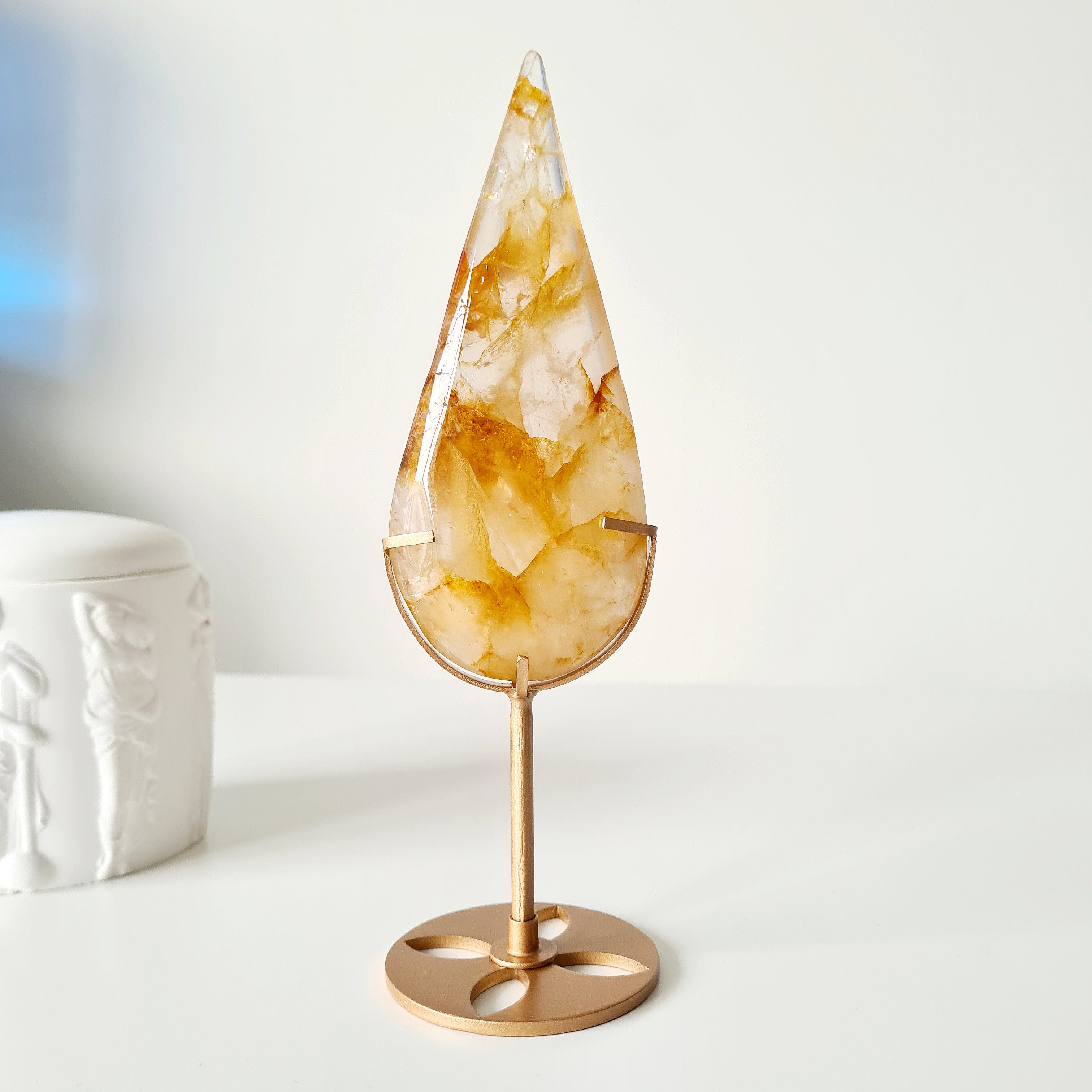 Golden Healer on stand | 23 cm tall with stand