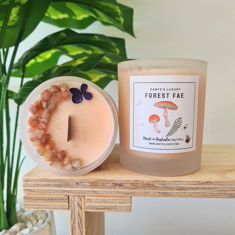 Forest Fae | Crystal Candle (Classic) | Deep Calm
