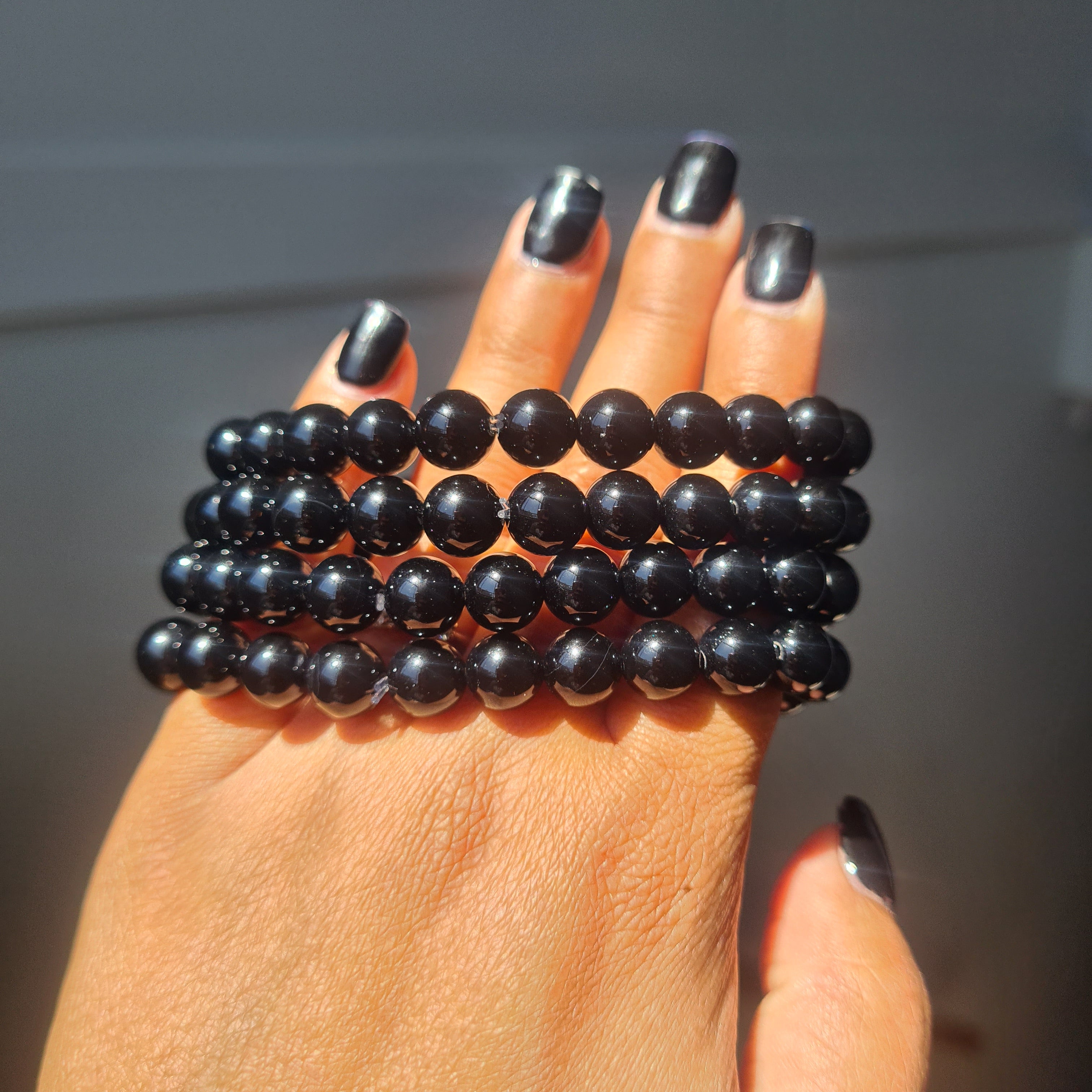 Black Onyx 'Evil Eye' Bracelet