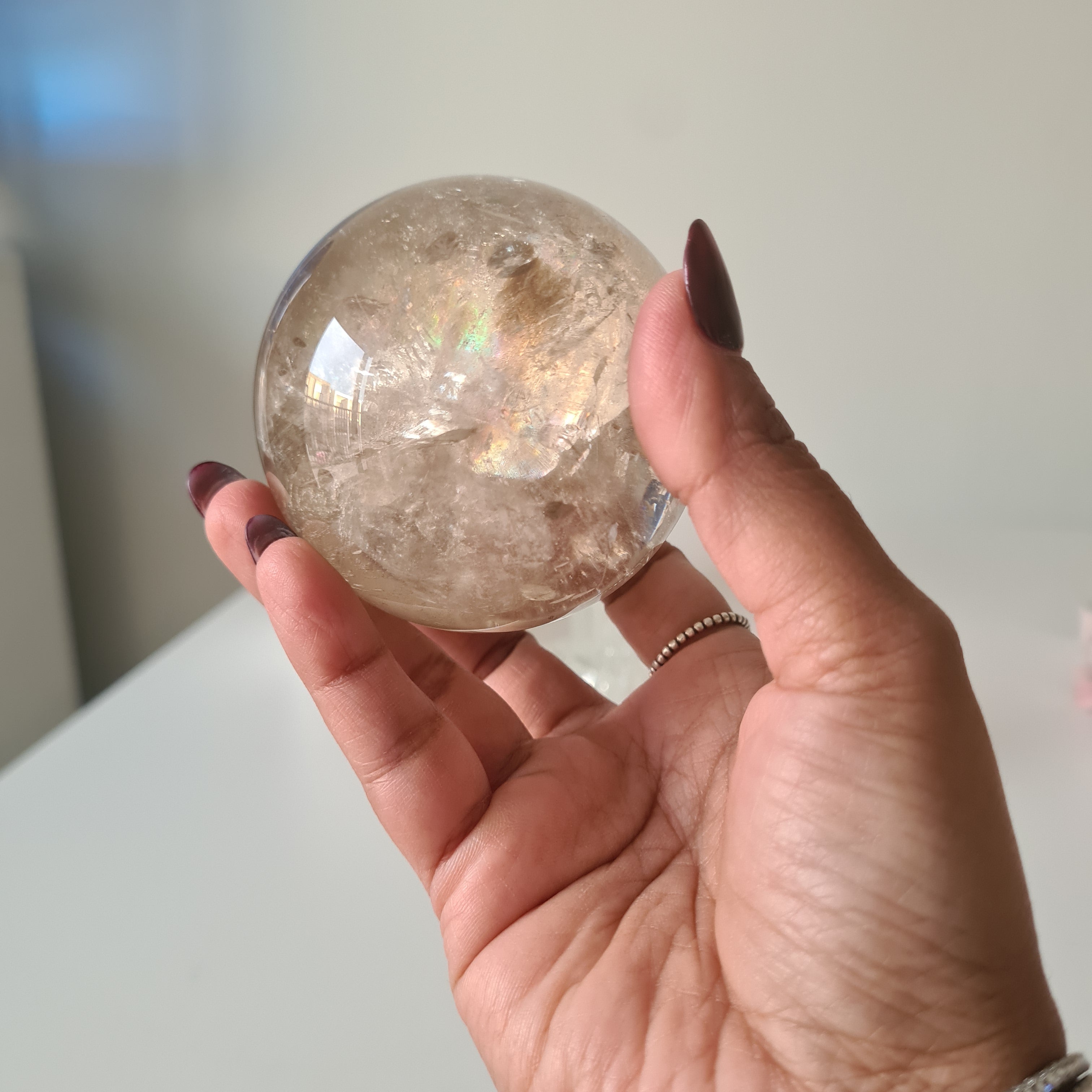 Citrine Sphere with stand | 386 g