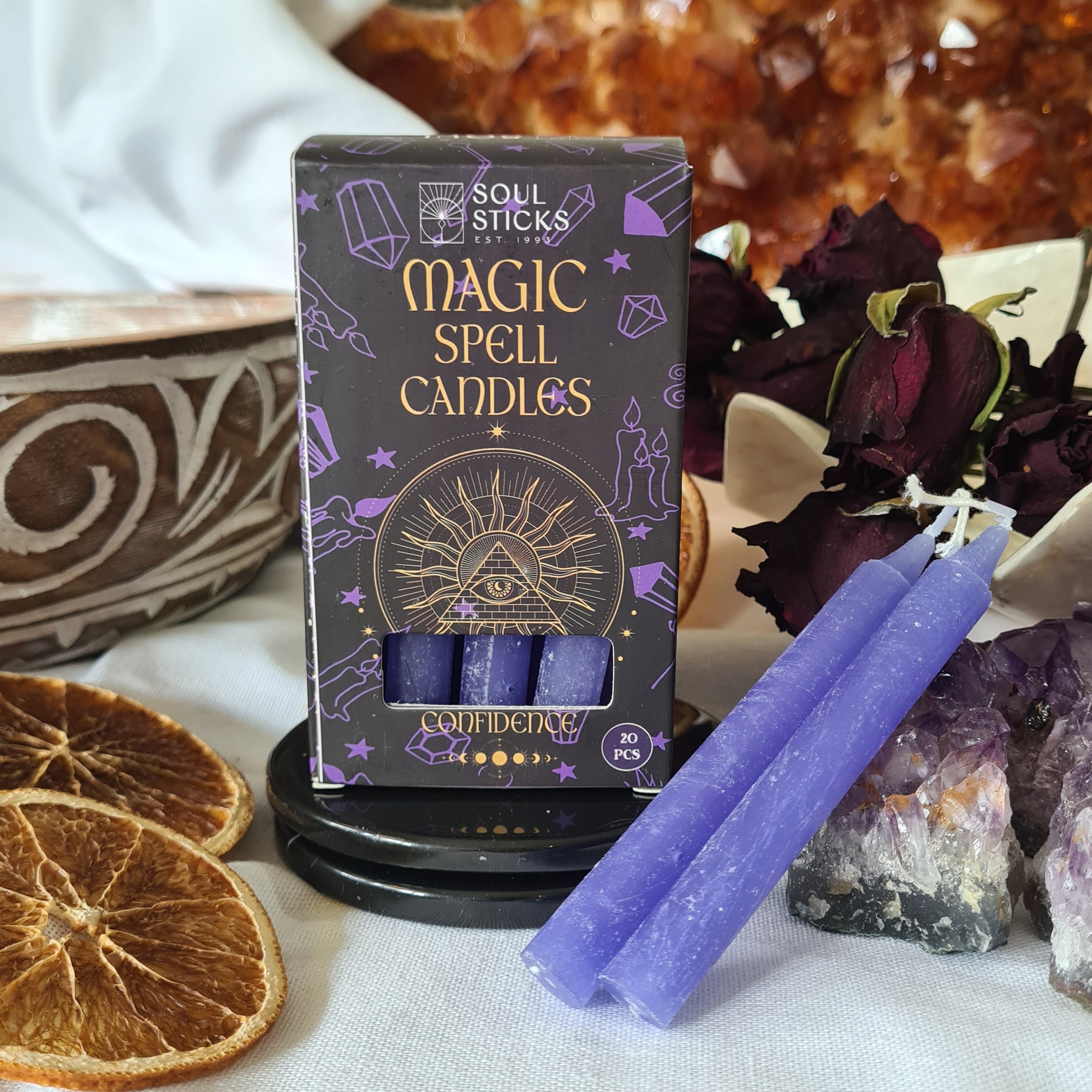 Confidence | Spell Candle | 20 pcs