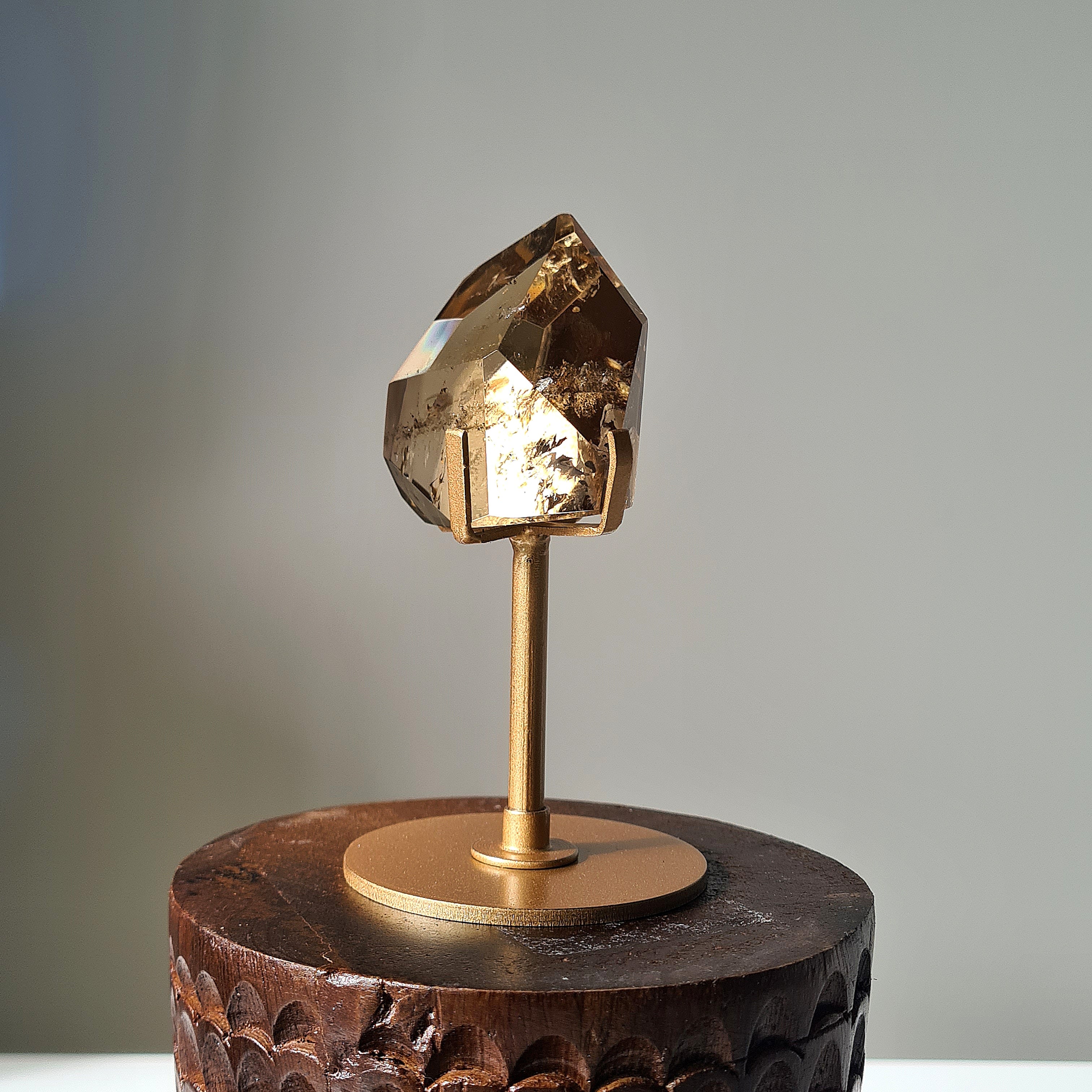 Citrine Free Form on custom stand | A
