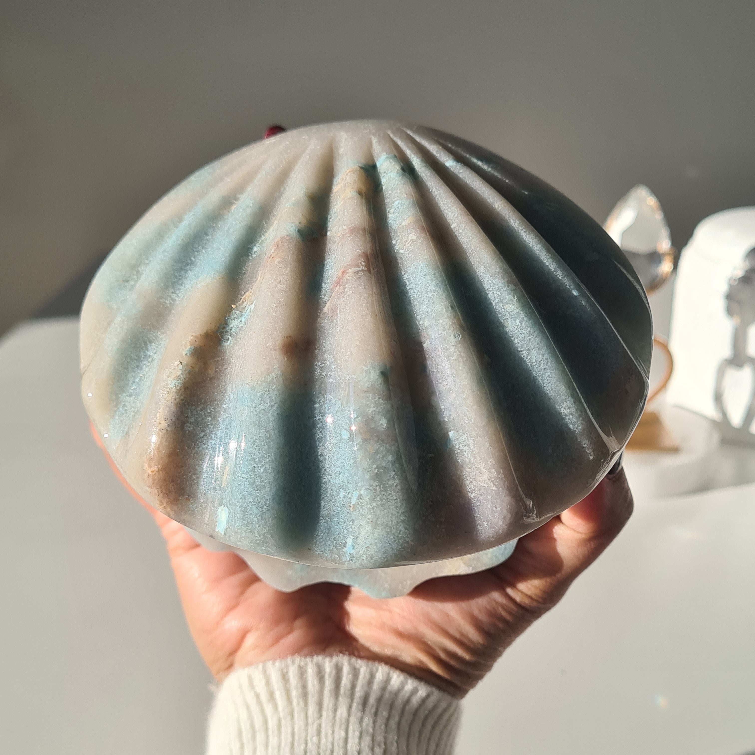 Mermaid Shell| Trolleite Crystal | 830 g