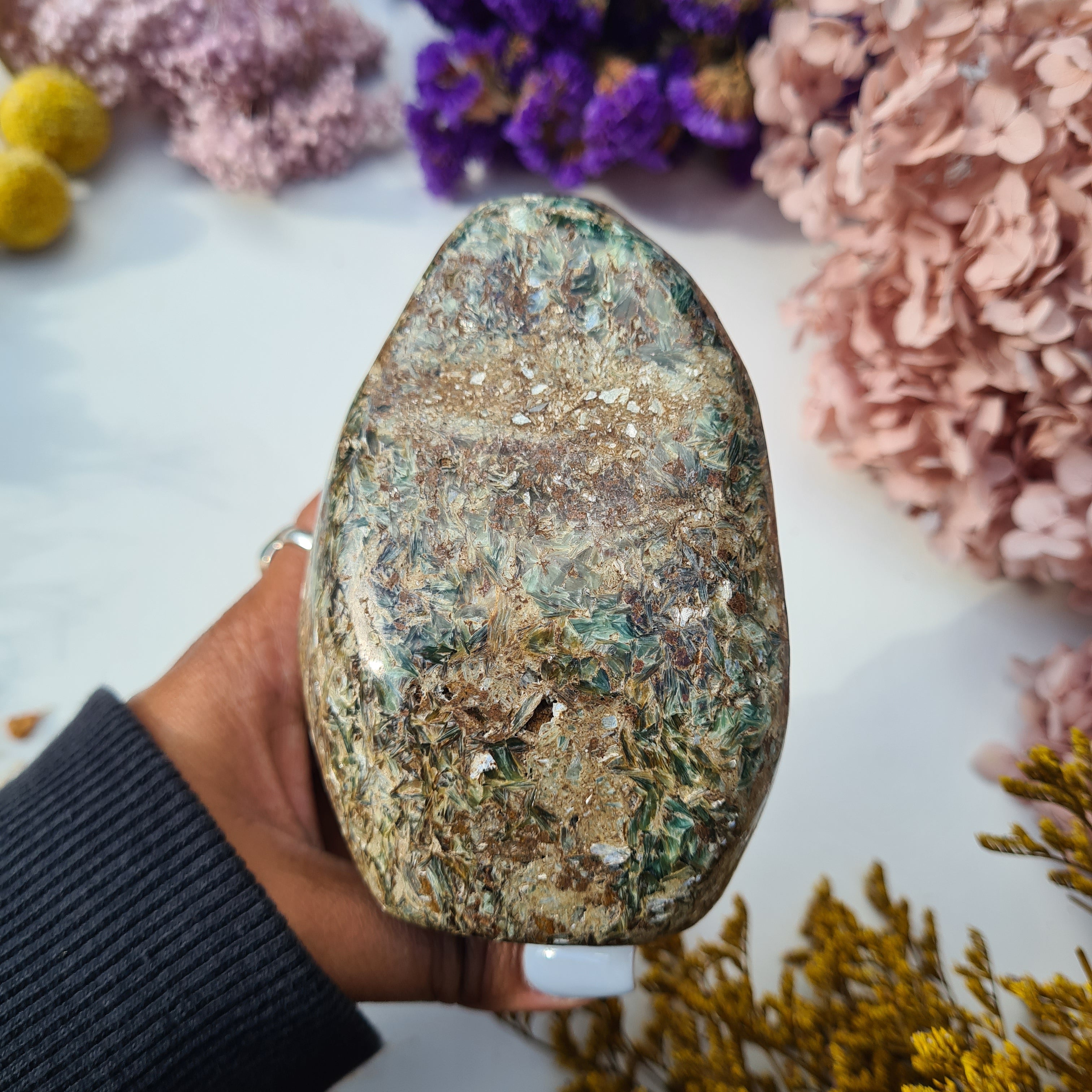 Kyanite, Fuchsite & Golden Mica Free Form | 718 g