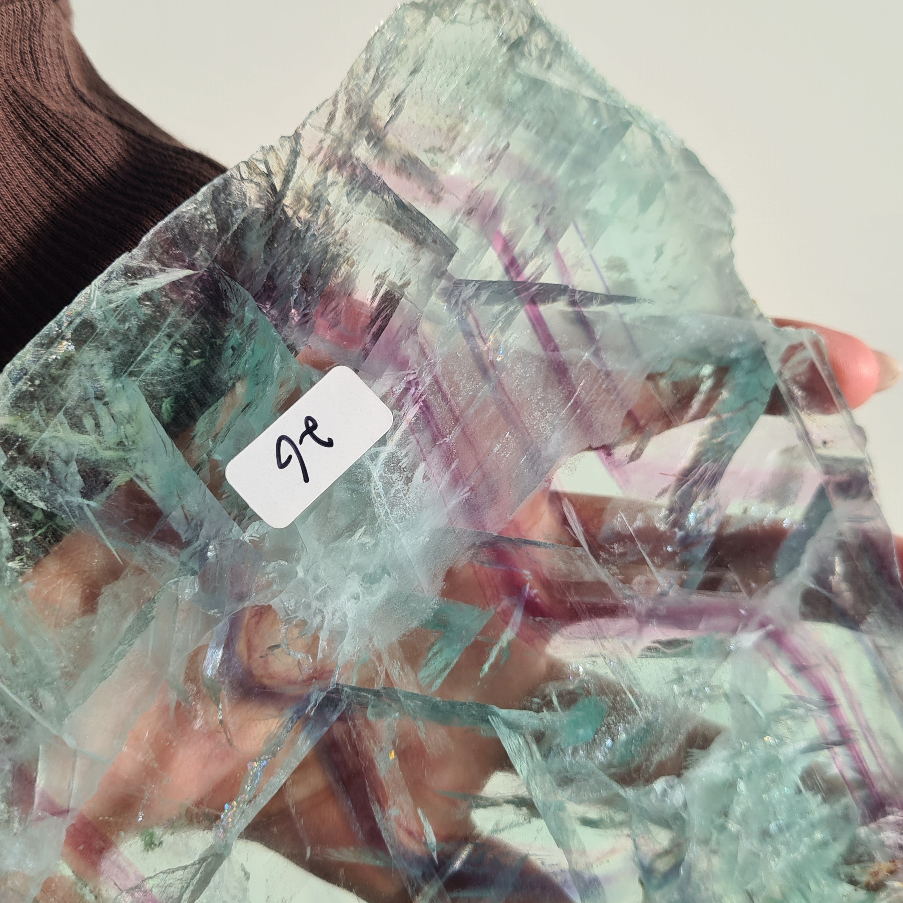 Fluorite Dream Portal On Custom Stand | 28 cm tall with stand