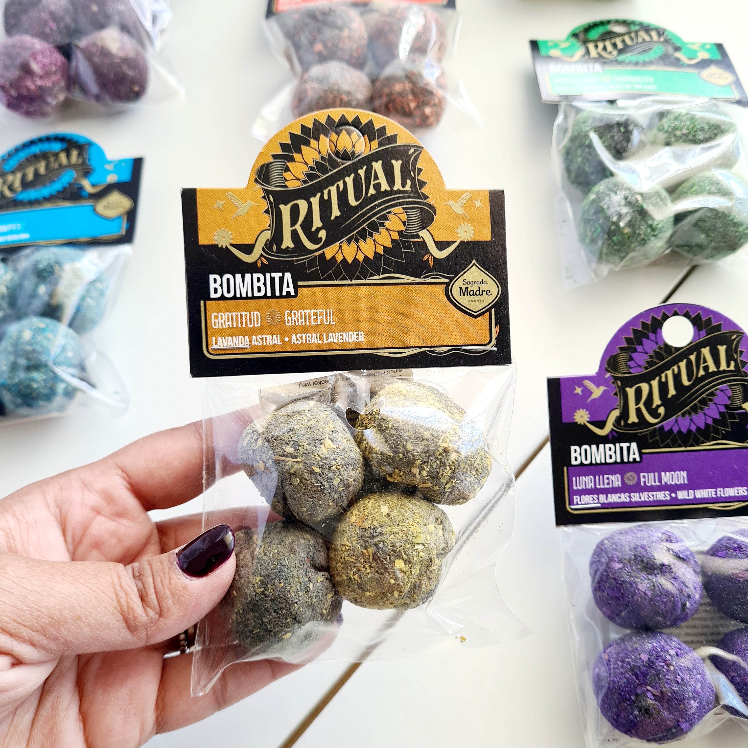 Ritual Bombita | Grateful | Astral Lavender | Pack of 4