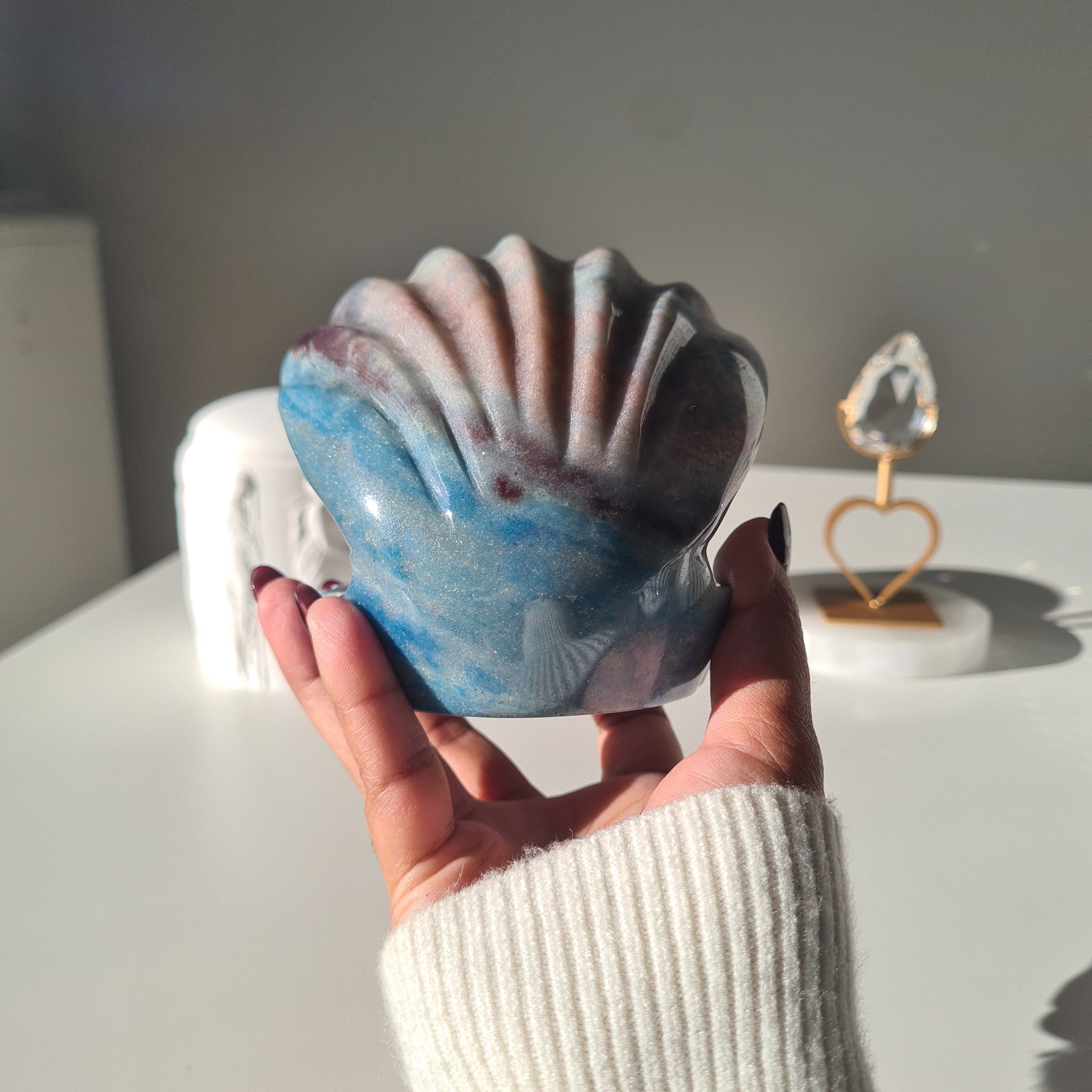 Mermaid Shell| Trolleite Crystal | 585 g