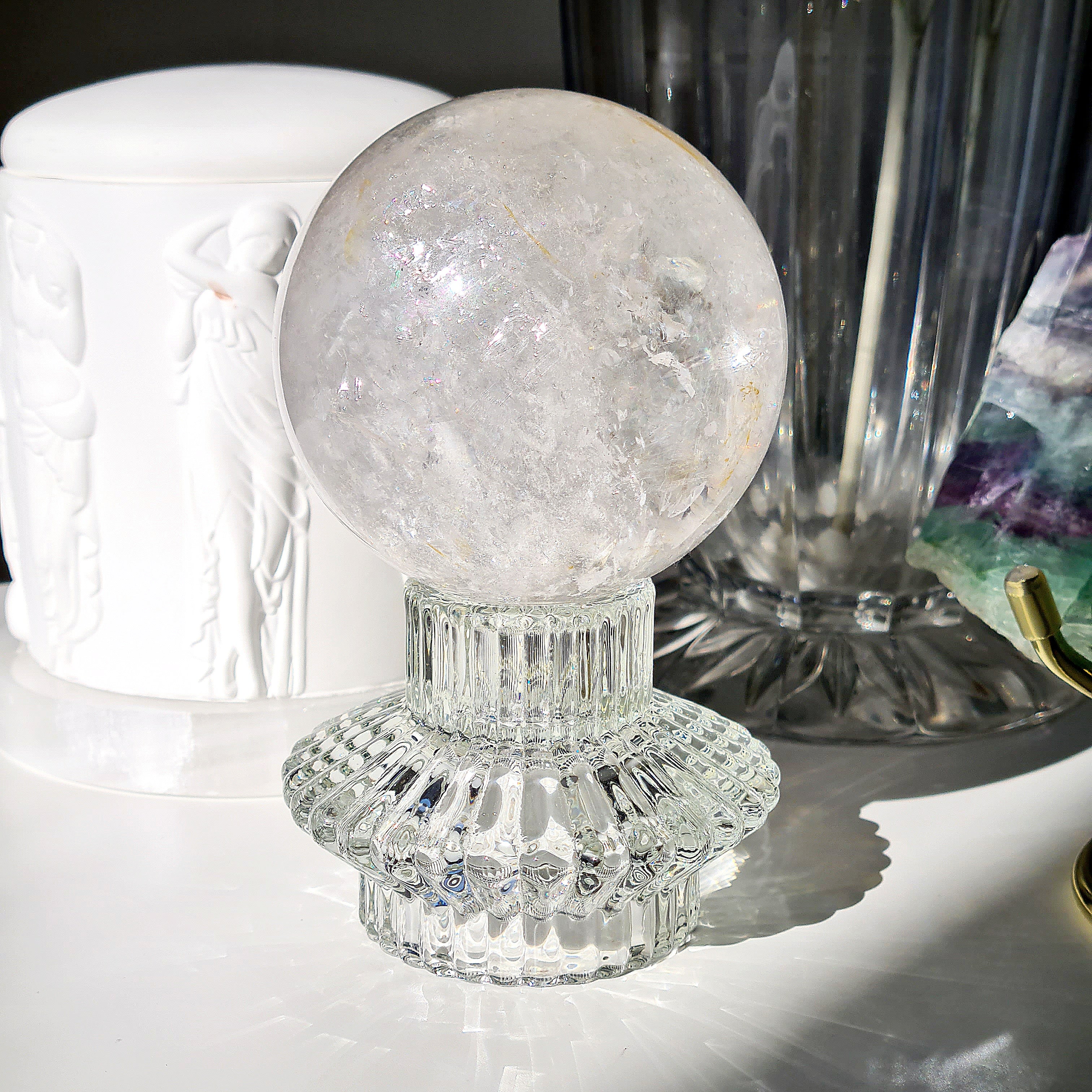 Clear Quartz Sphere | Master Healer | High Quality | gf60
