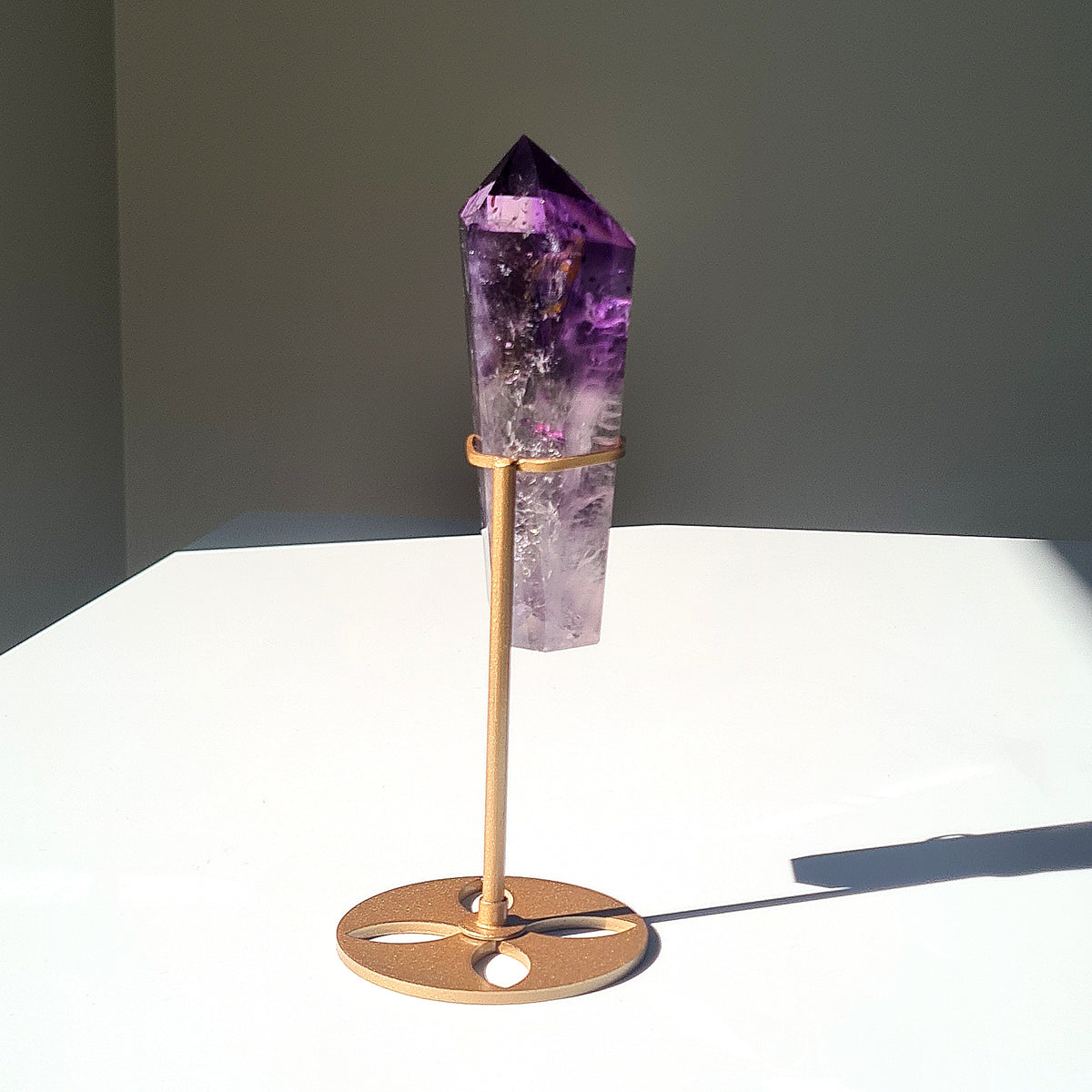 Amethyst Crystal Fairy Wand 🧚‍♀️ | Custom Stand | Piece C