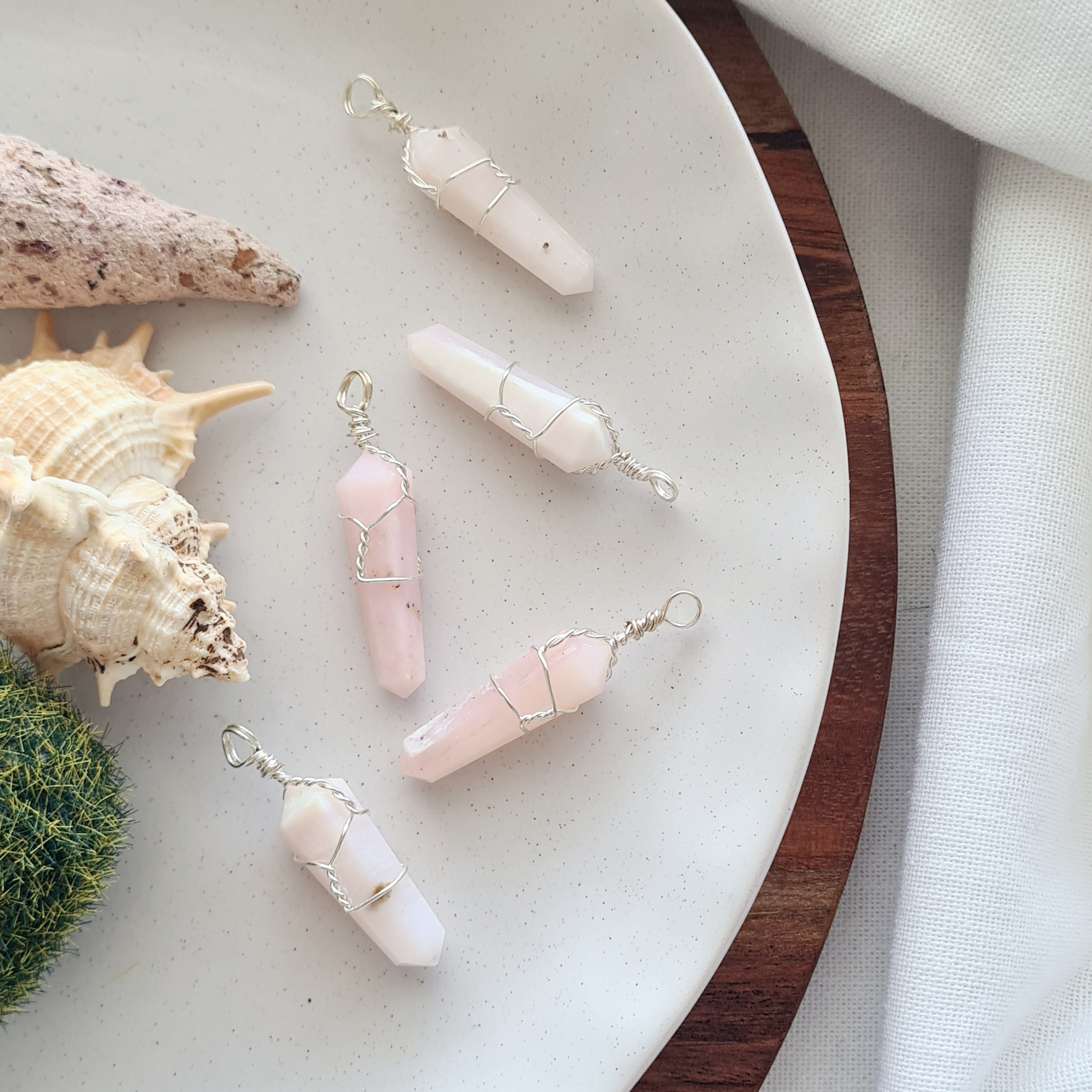 Pink Opal Pendant | 1 Piece