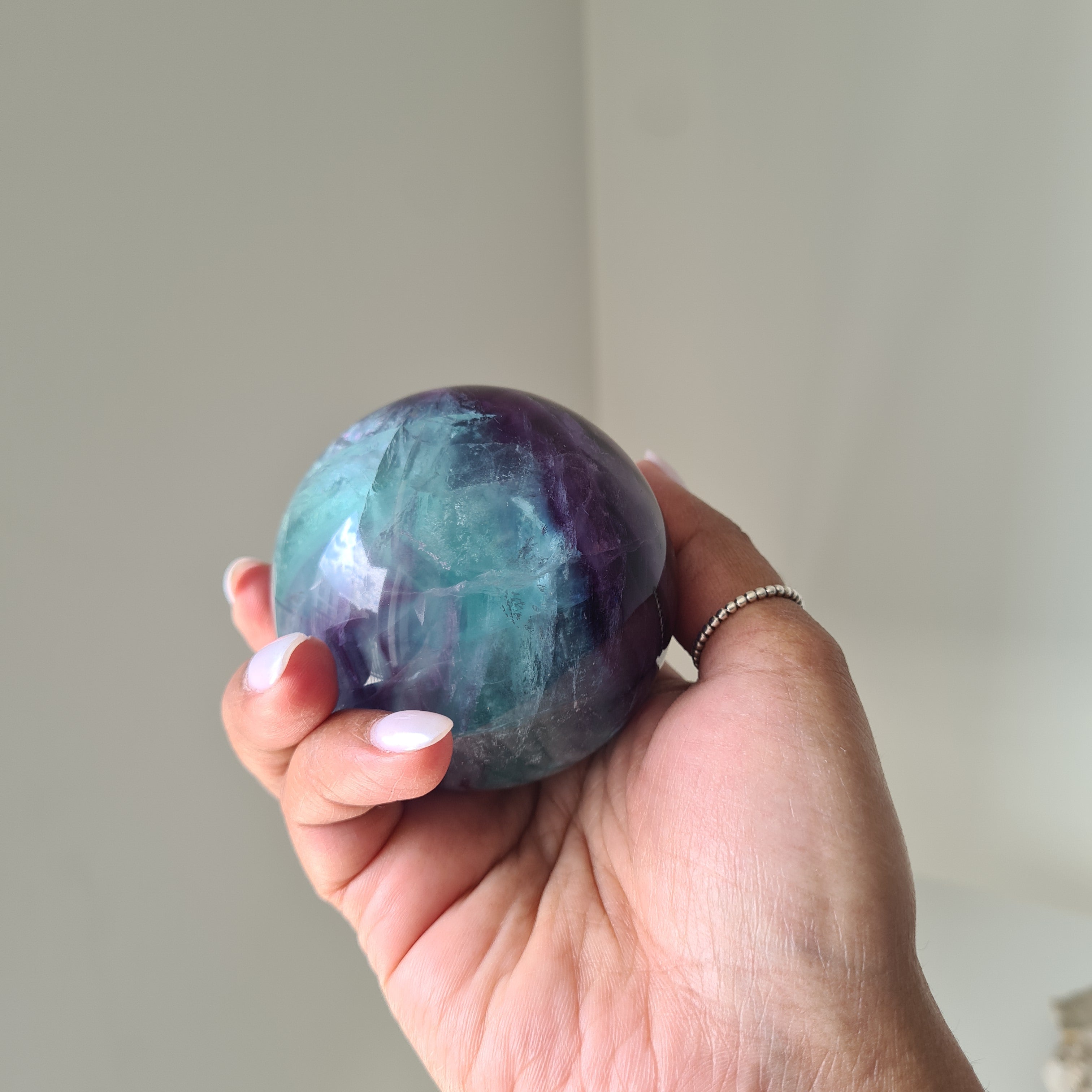Intergalactic Fluorite with stand | k | 6.3 cm
