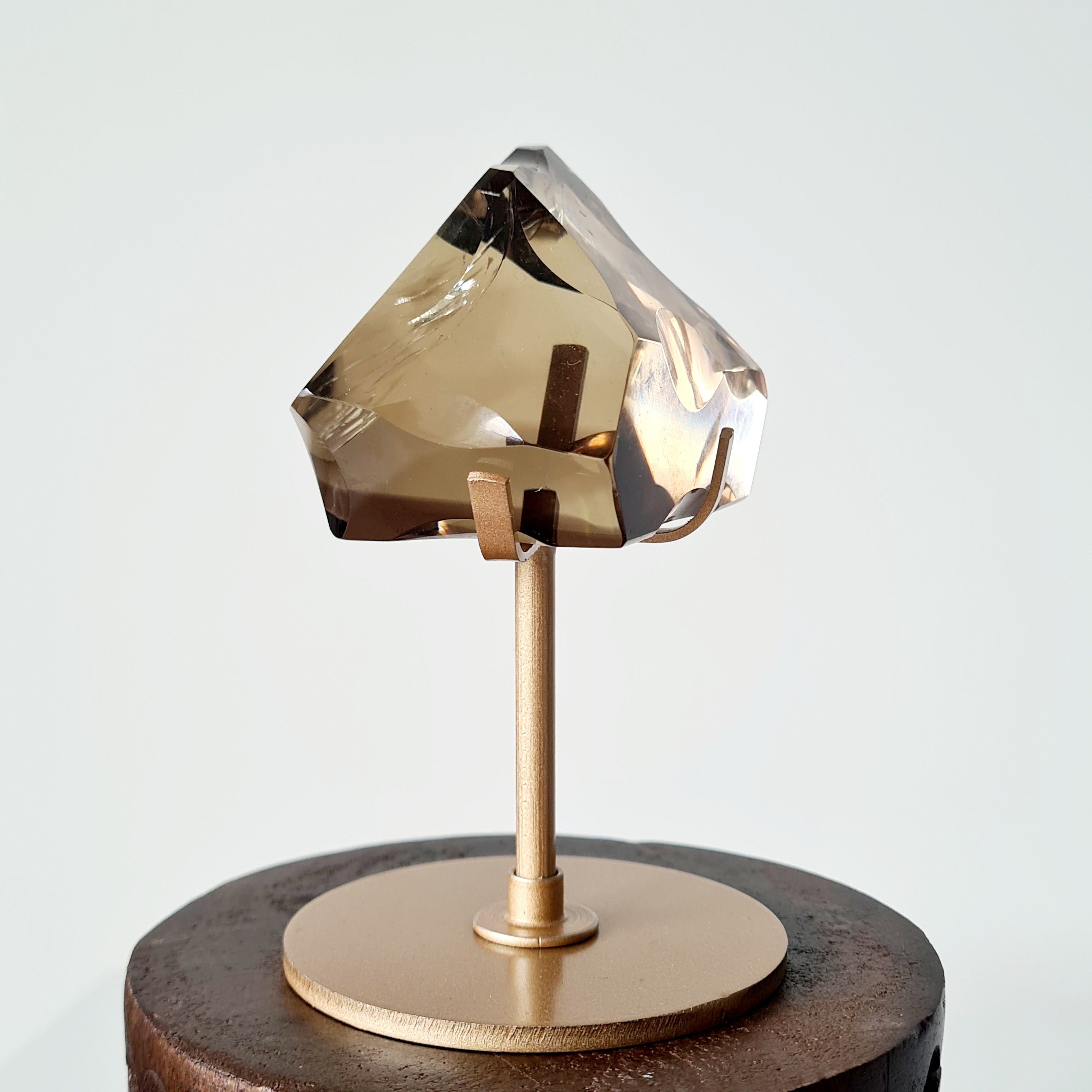 Smokey Quartz Free form on stand | 10.5 cm tall with stand | D