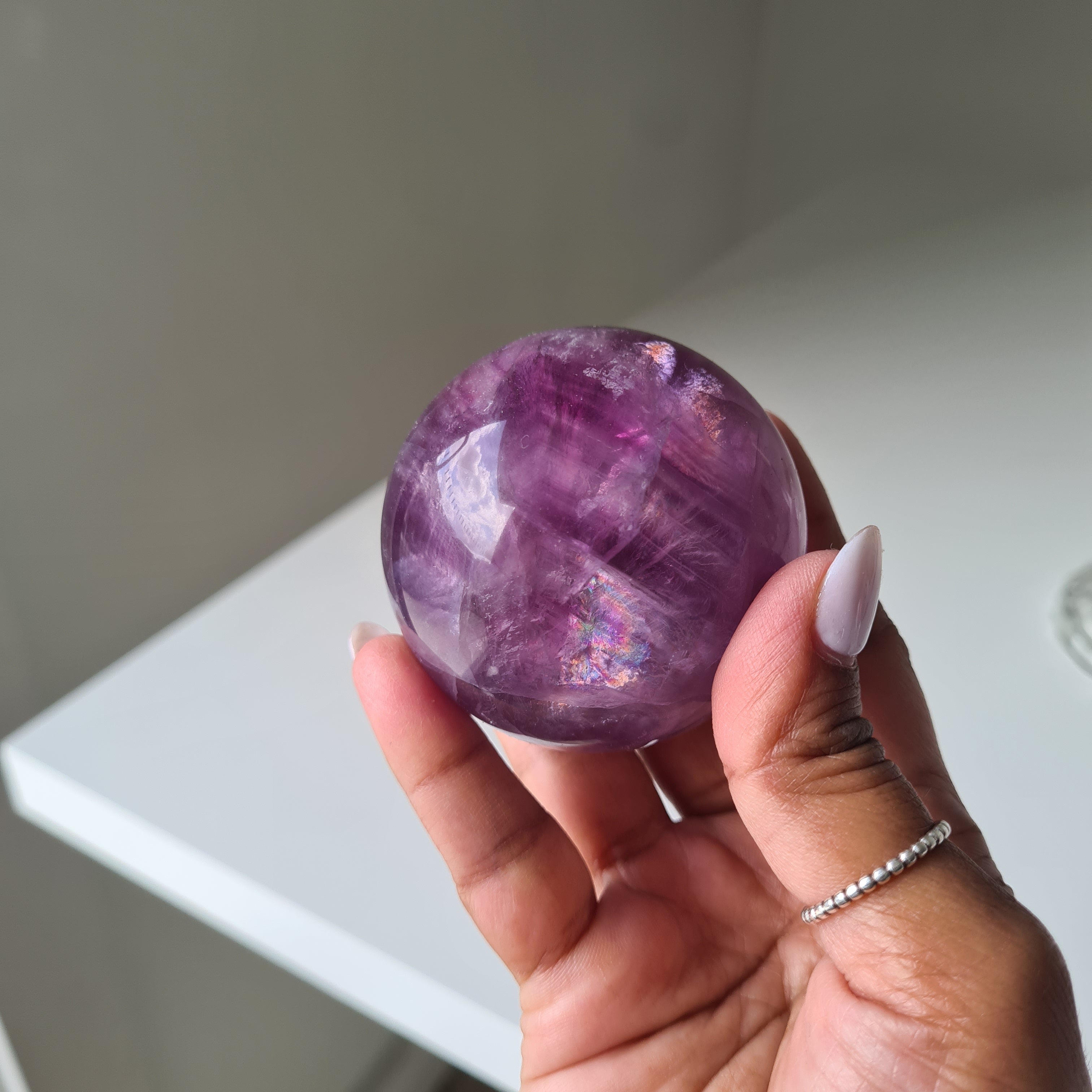 Intergalactic Fluorite with stand | f | 5.6 cm