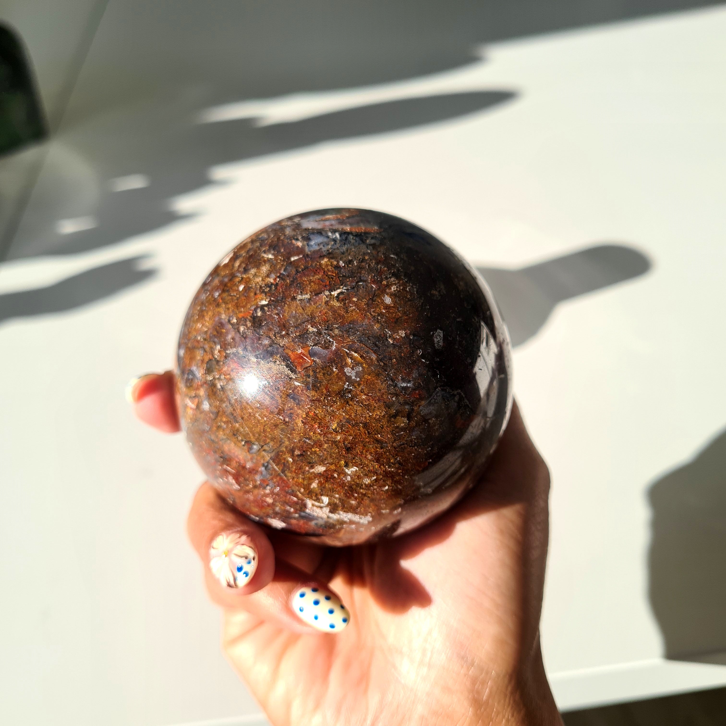 Pietersite Sphere On Stand | C