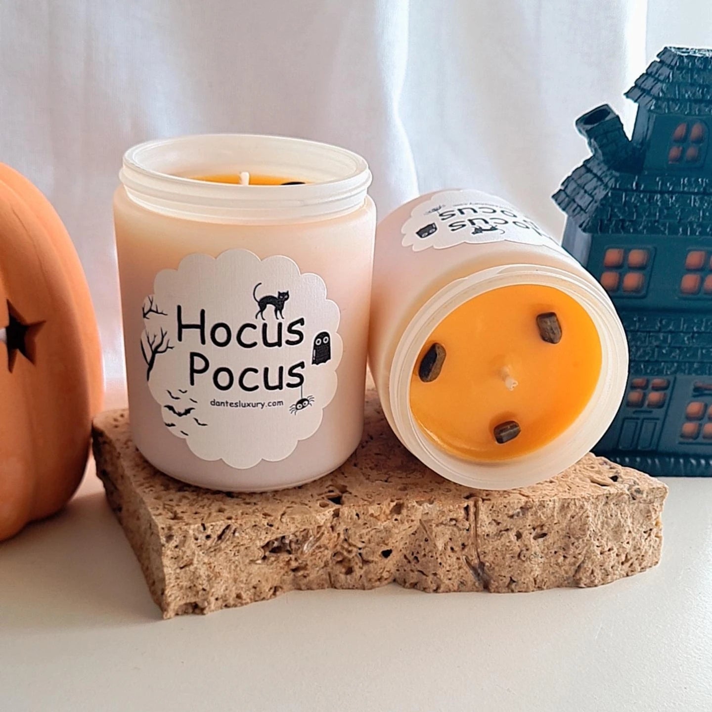 Hocus Pocus Crystal Candle | Pumpkin Spice 🎃