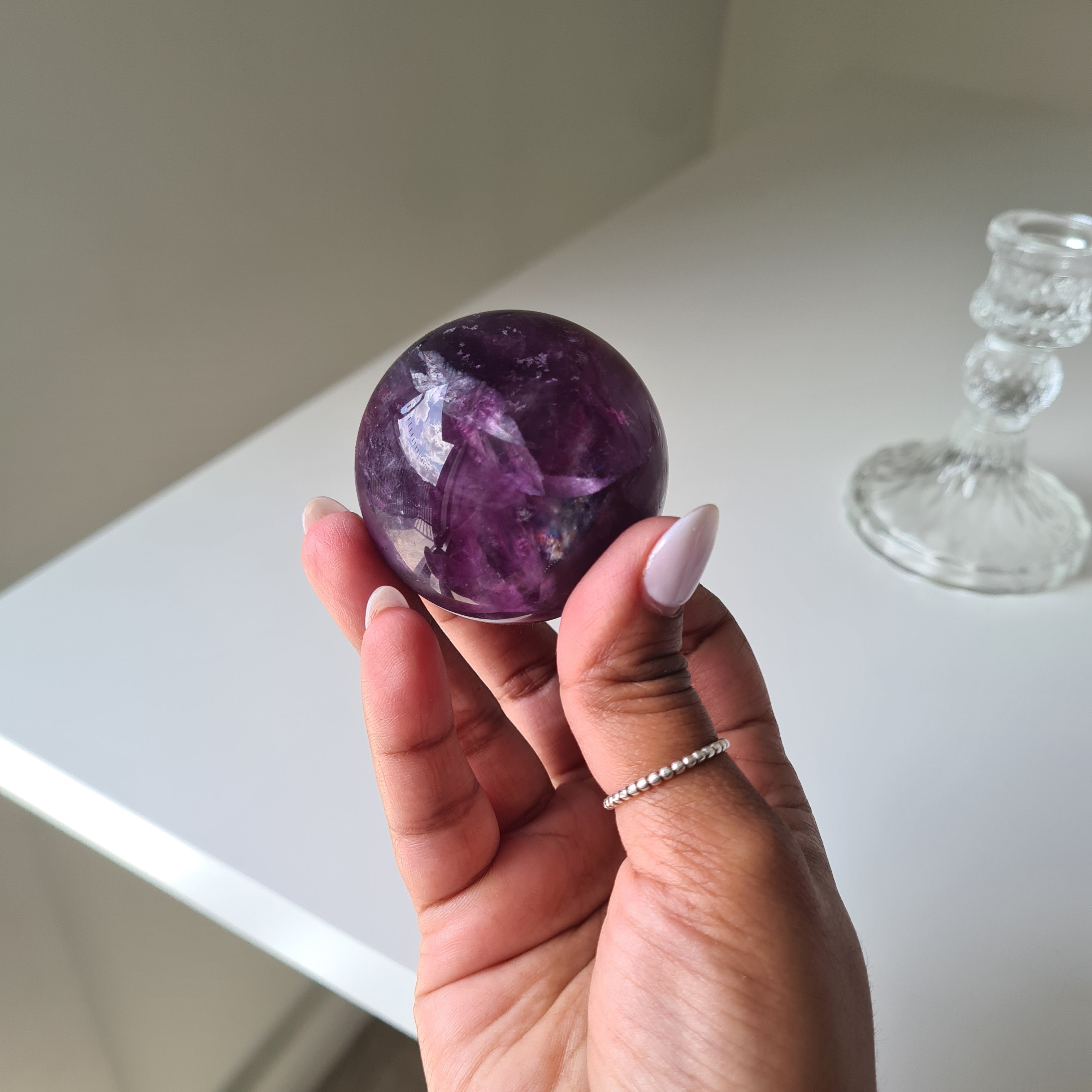 Intergalactic Fluorite with stand | b | 4.7 cm