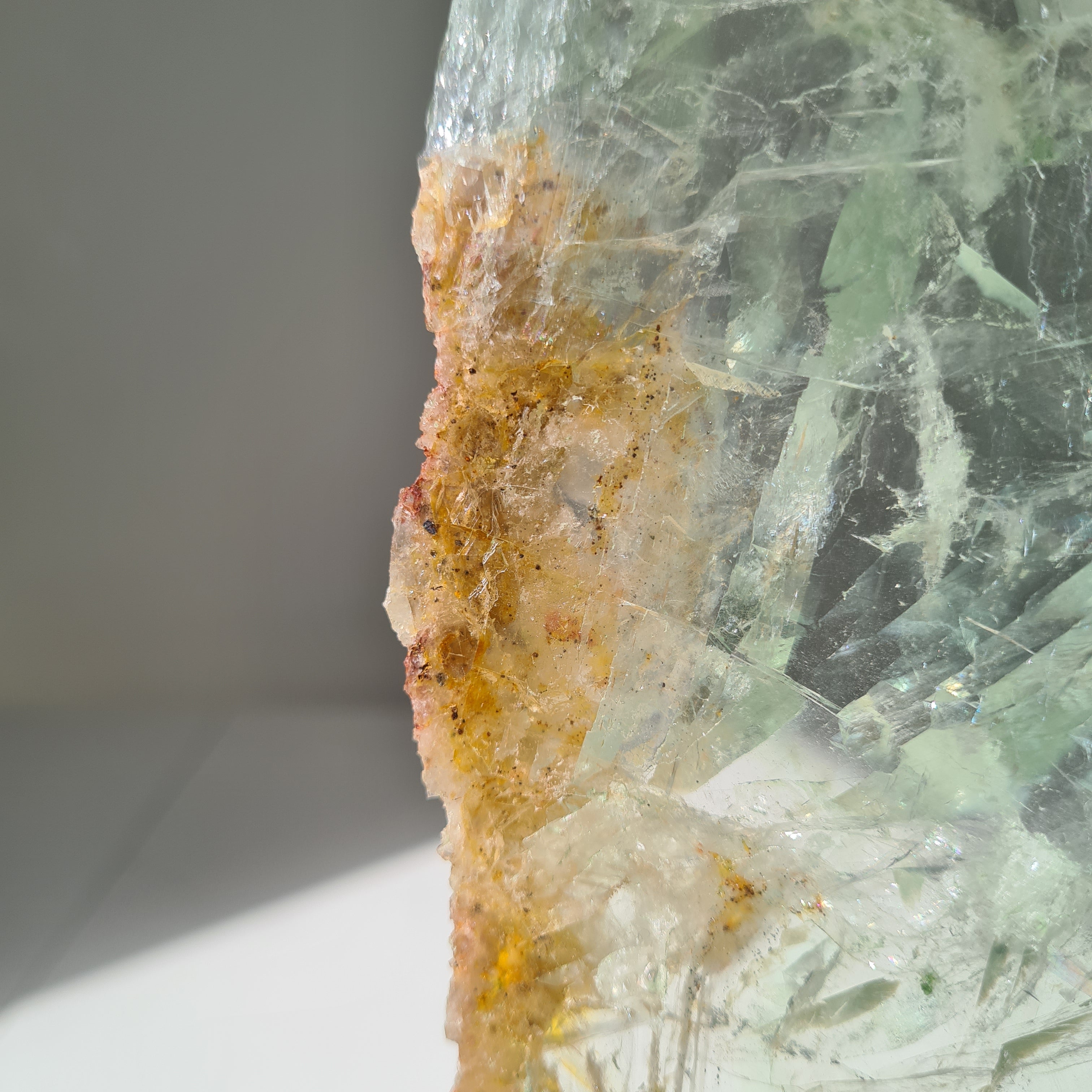 Frozen Lake of Dreams Fluorite Portal on Stand | 29.5 cm with stand
