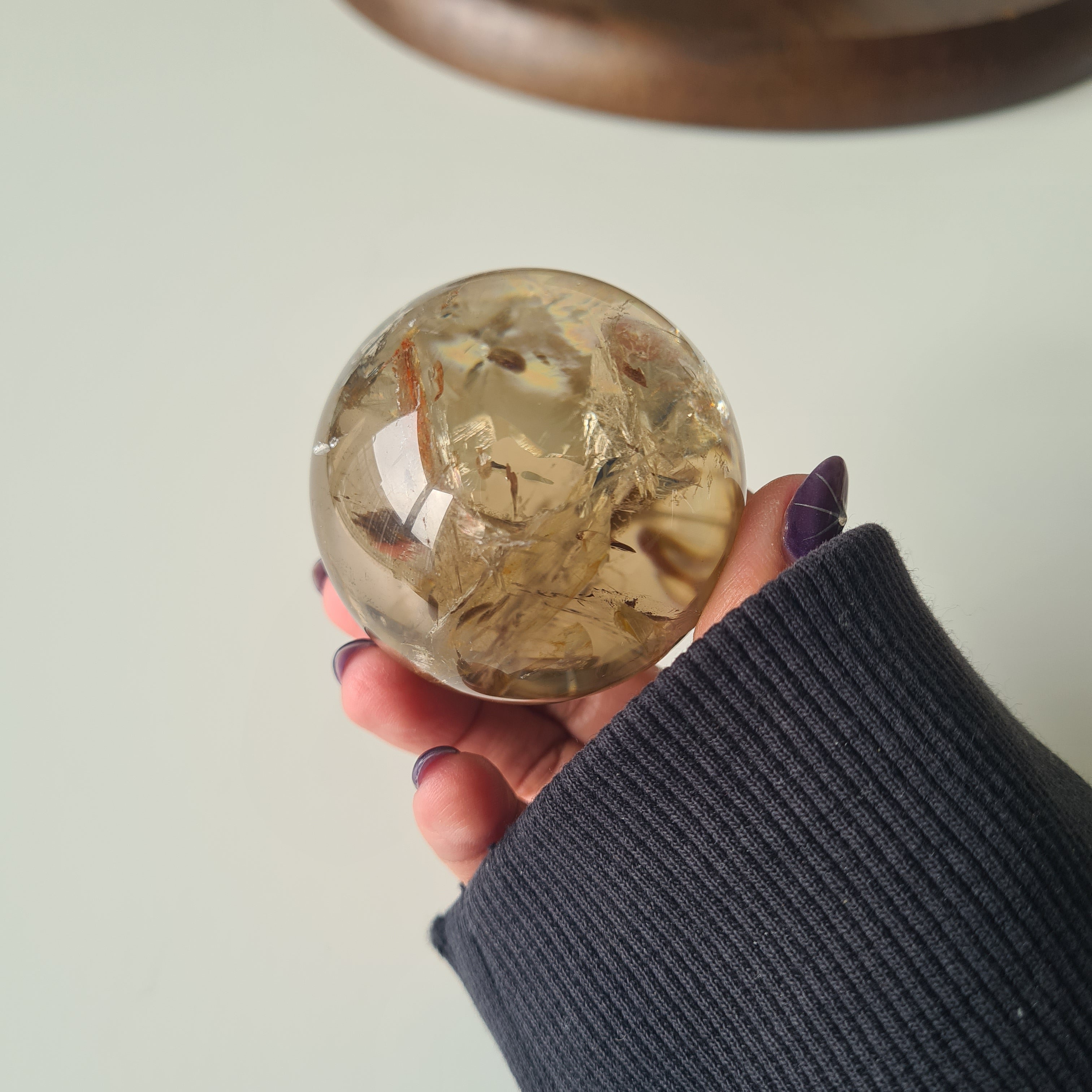Citrine Sphere | A | 228 g | 5 cm