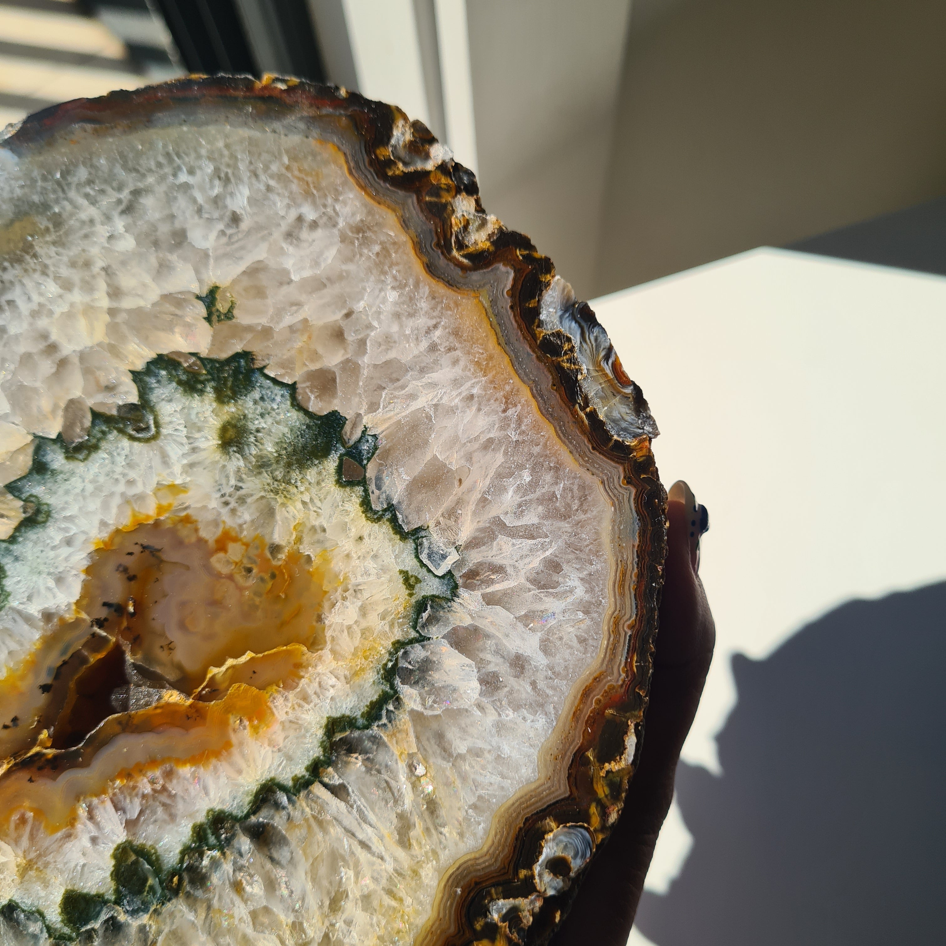 Agate Portal | One Side Polished | 960 g | 16 cm