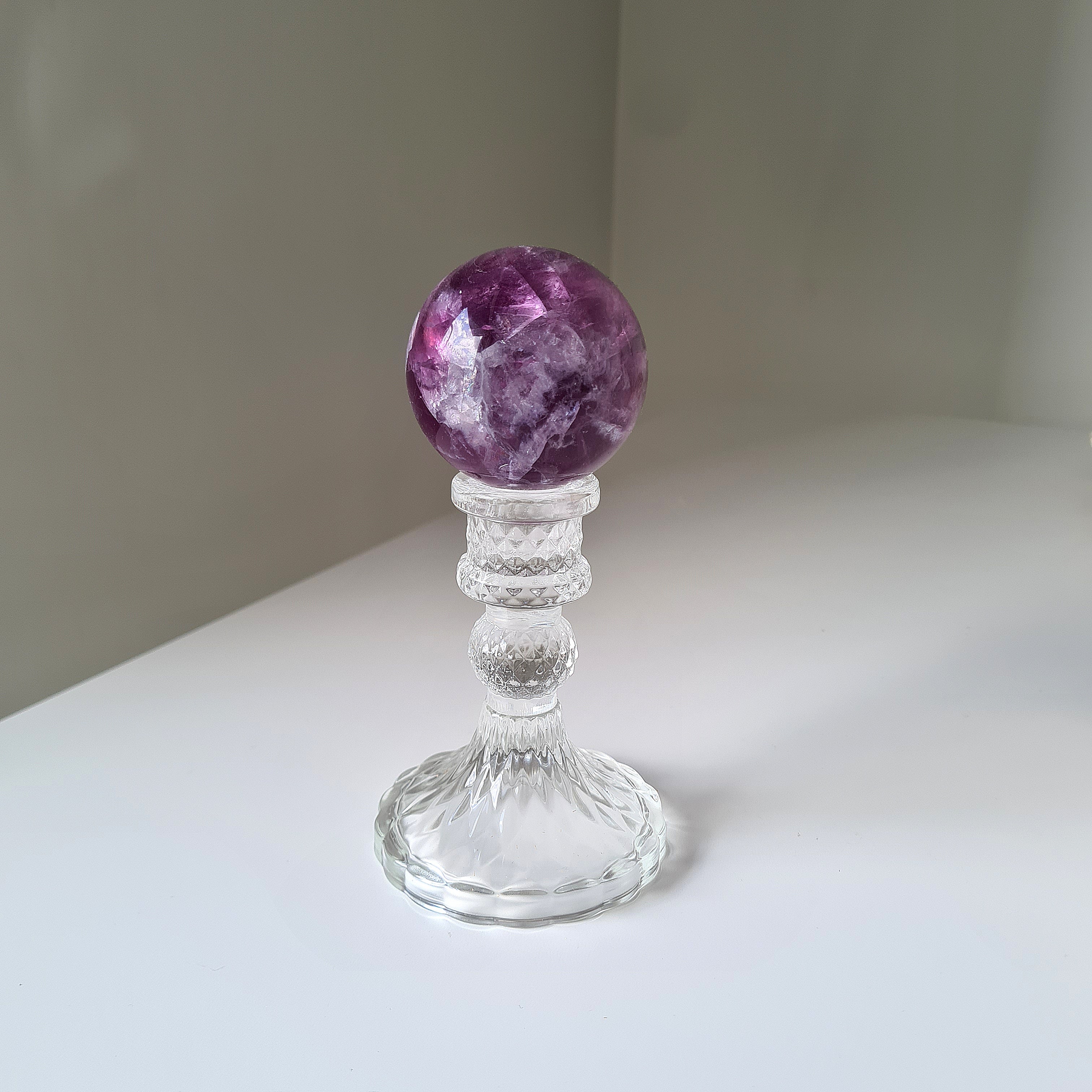 Intergalactic Fluorite with stand | g | 5.6 cm