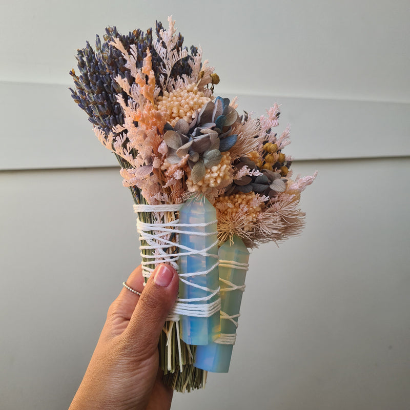 'Serene Energy' ~ Opalite flower wand