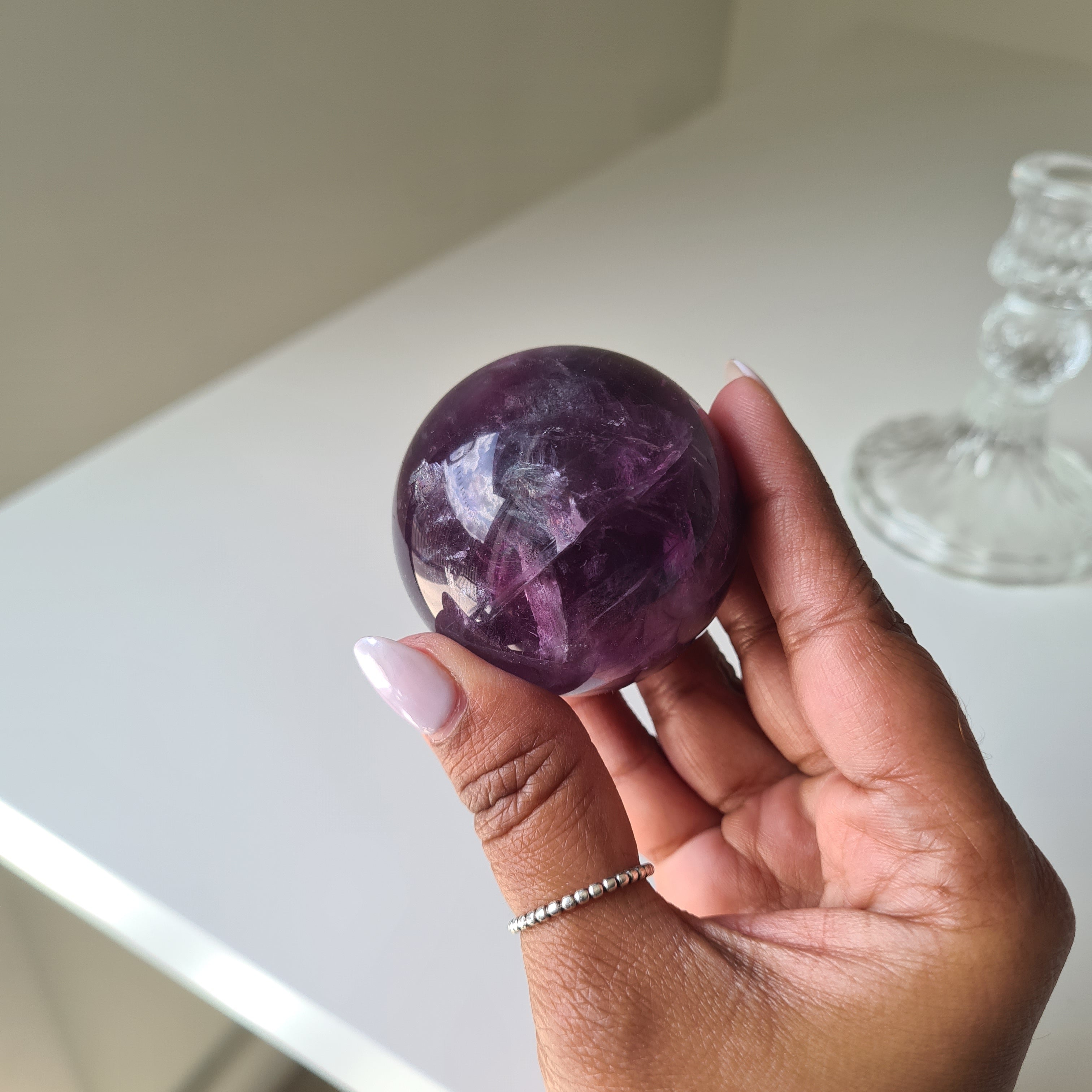 Intergalactic Fluorite with stand | b | 4.7 cm