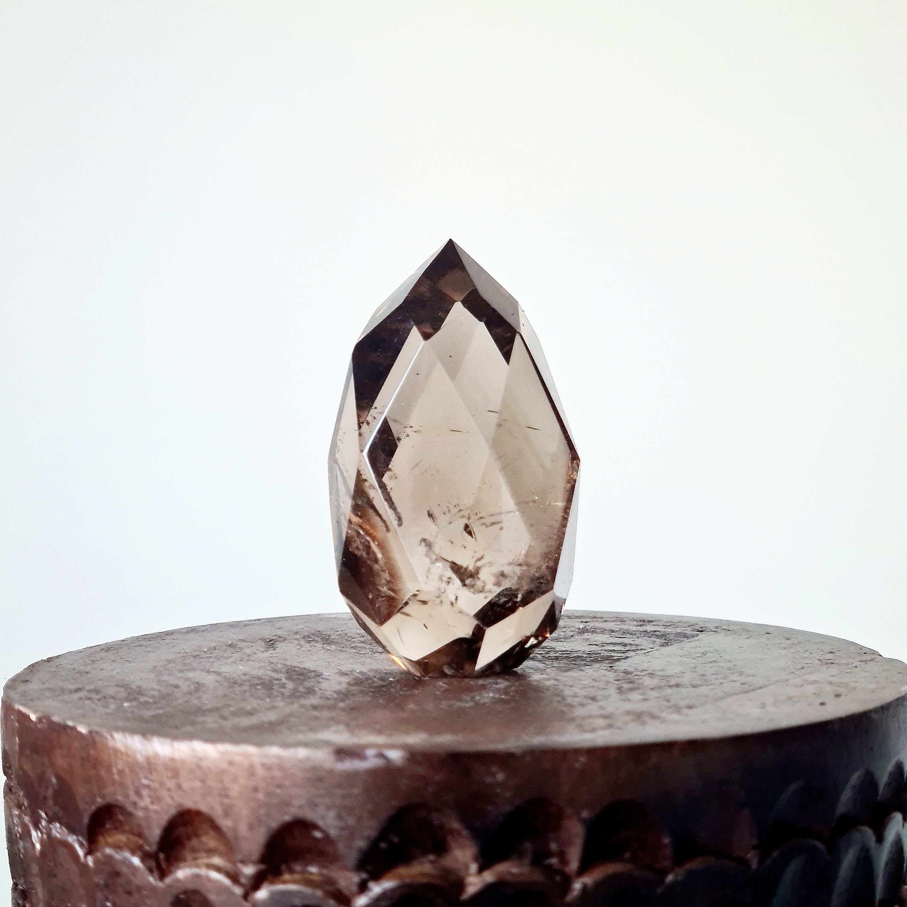 Faceted Smokey Quartz  | B
