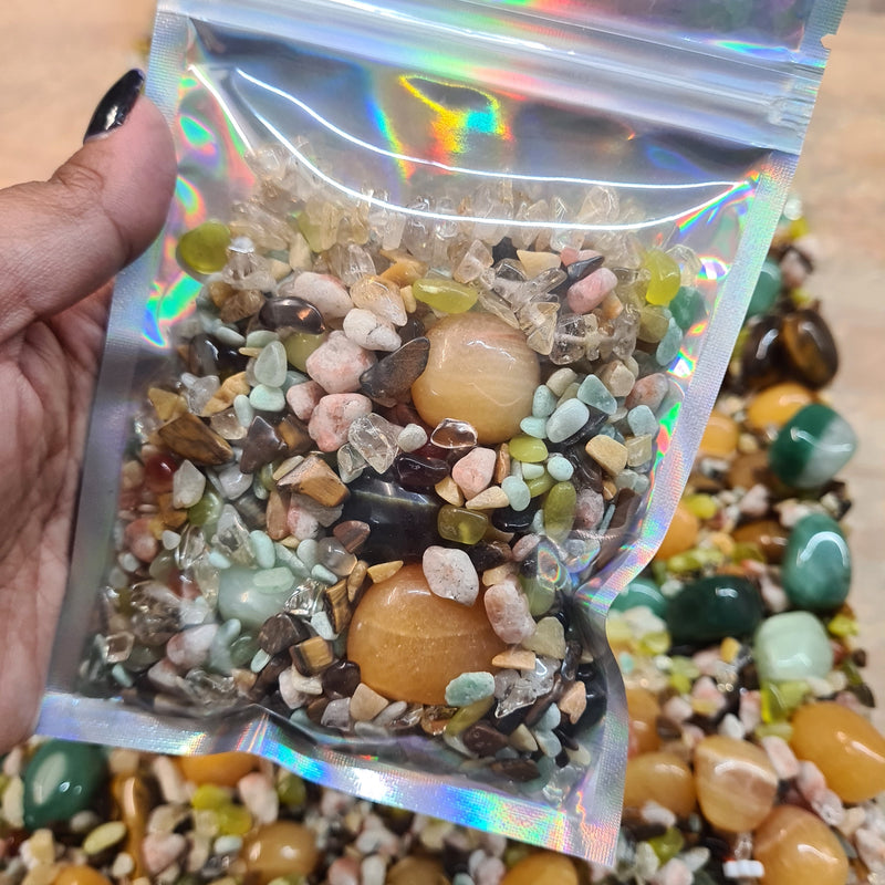 'Wealth' Crystal Confetti Bag