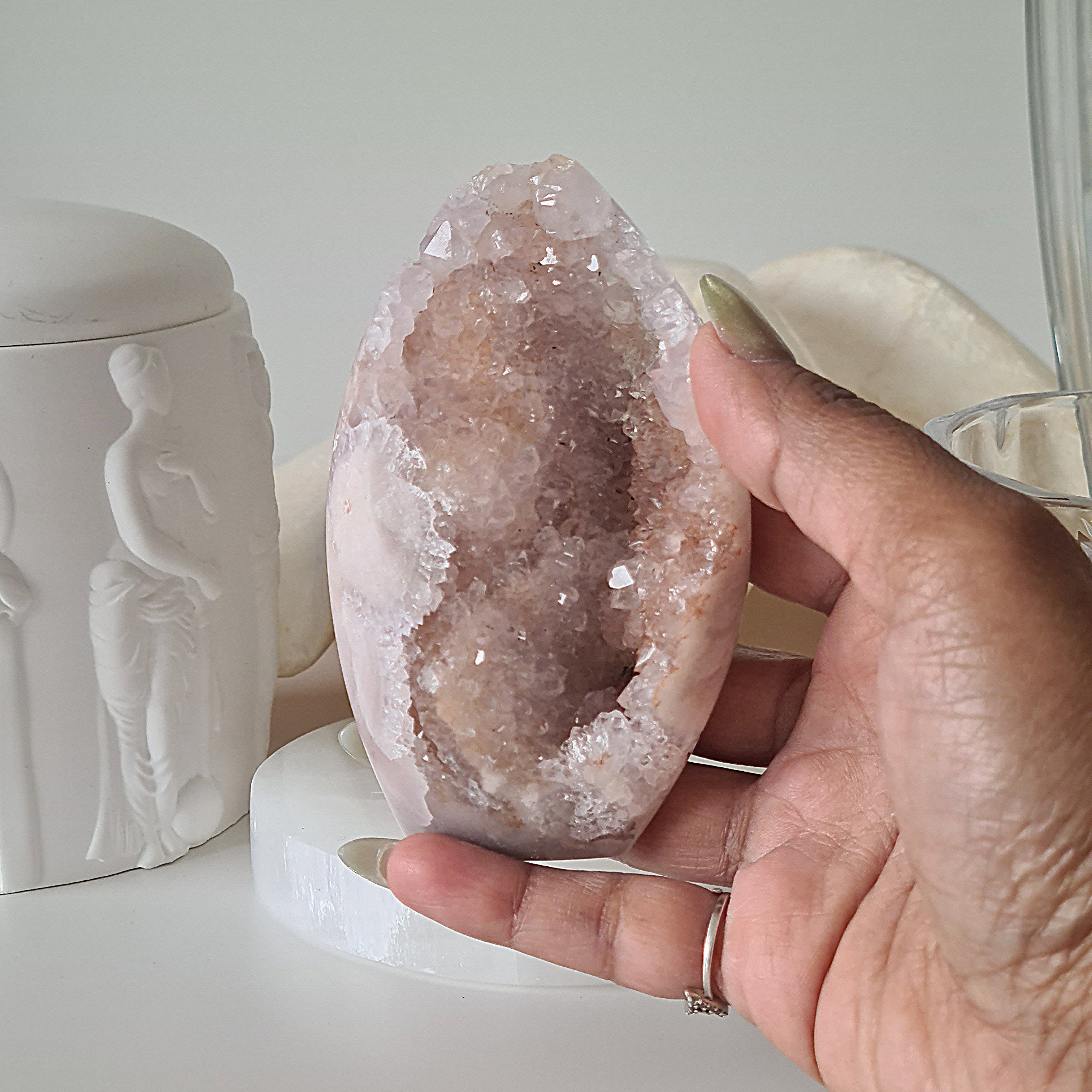 Flower Agate Pink Amethyst | C | 203 g