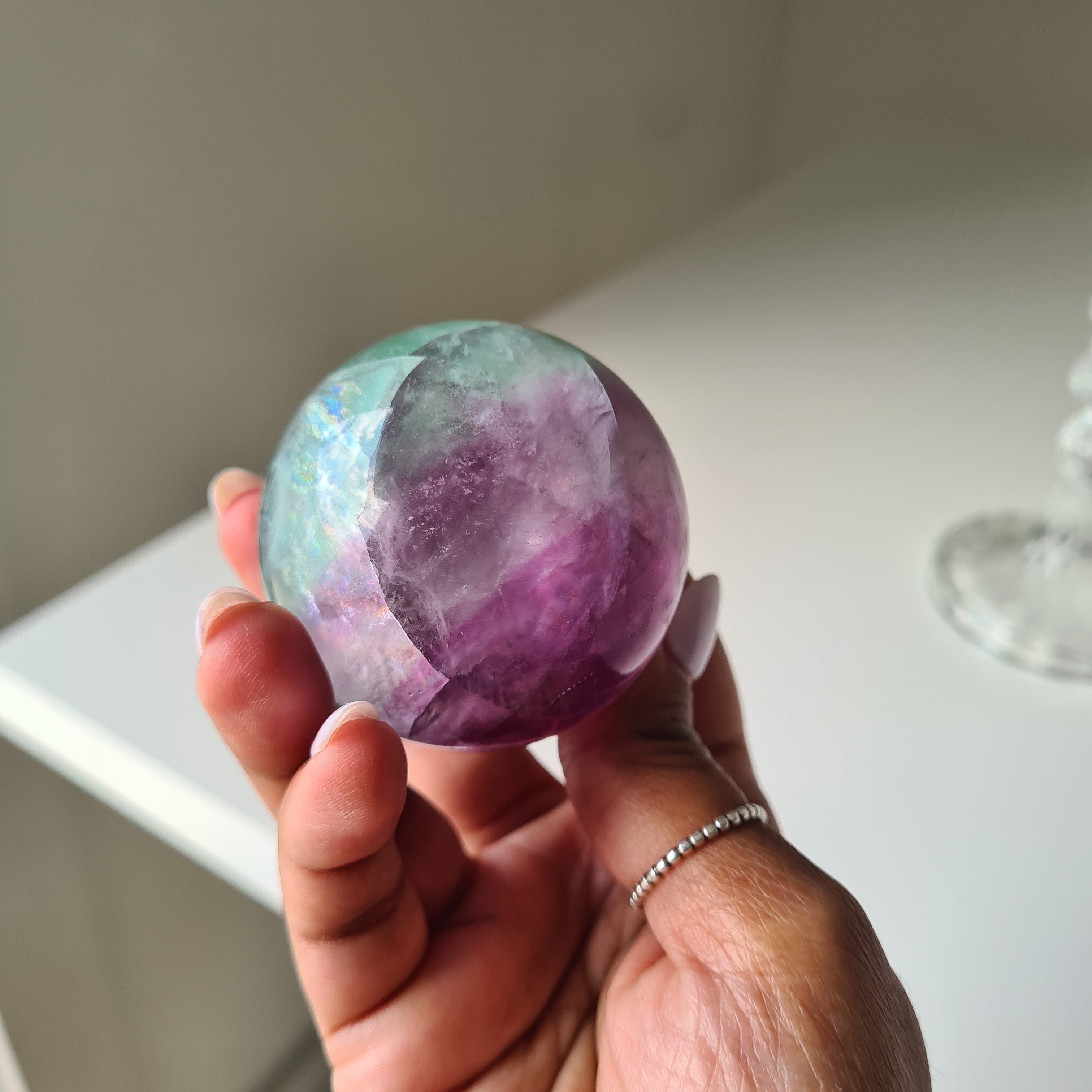 Intergalactic Fluorite with stand | c | 5.1 cm