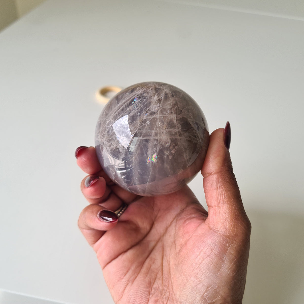Blue Rose Quartz Crystal | Piece D | 6.3 cm